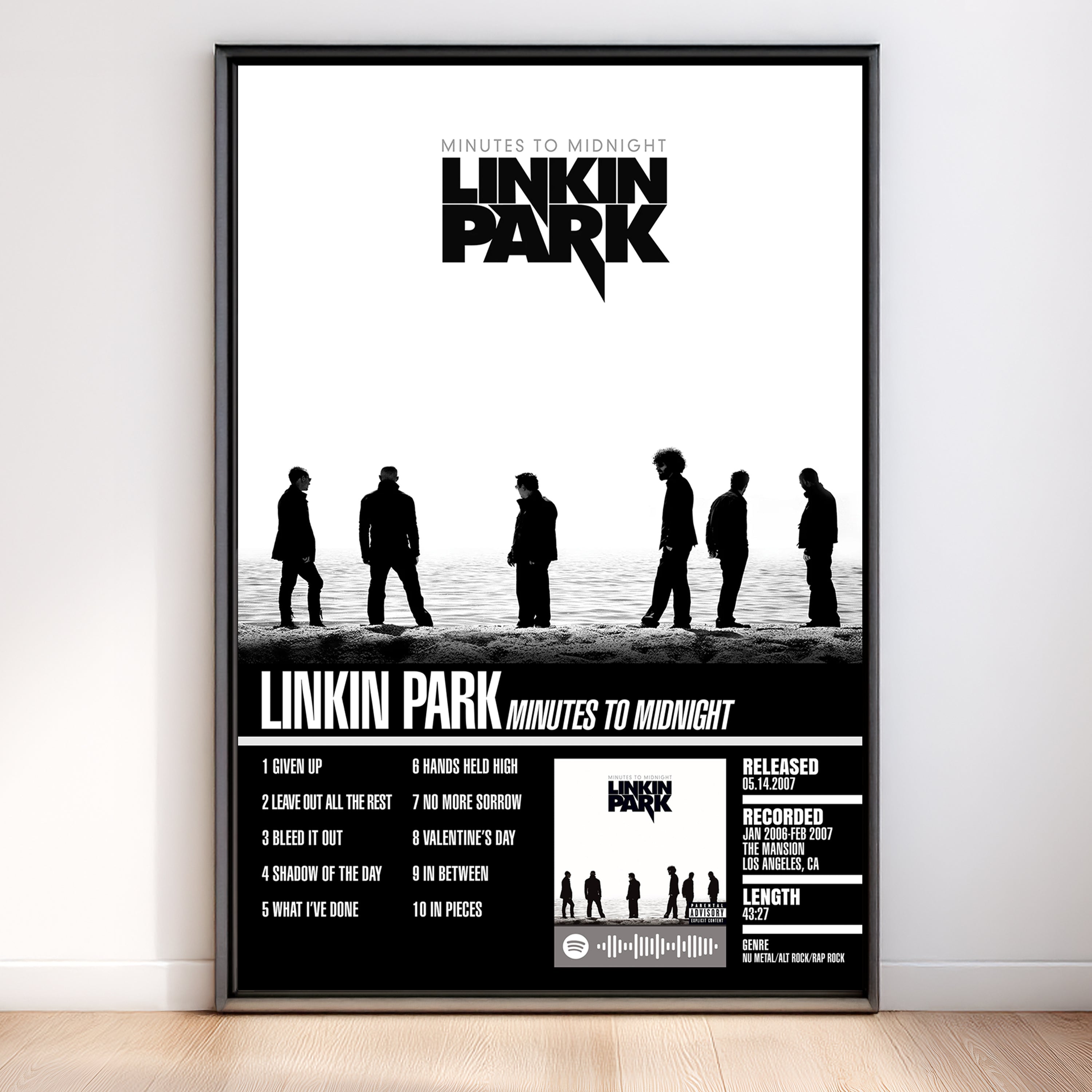 Linkin Park – Minutes to Midnight | Tracklist (2-Poster Set)
