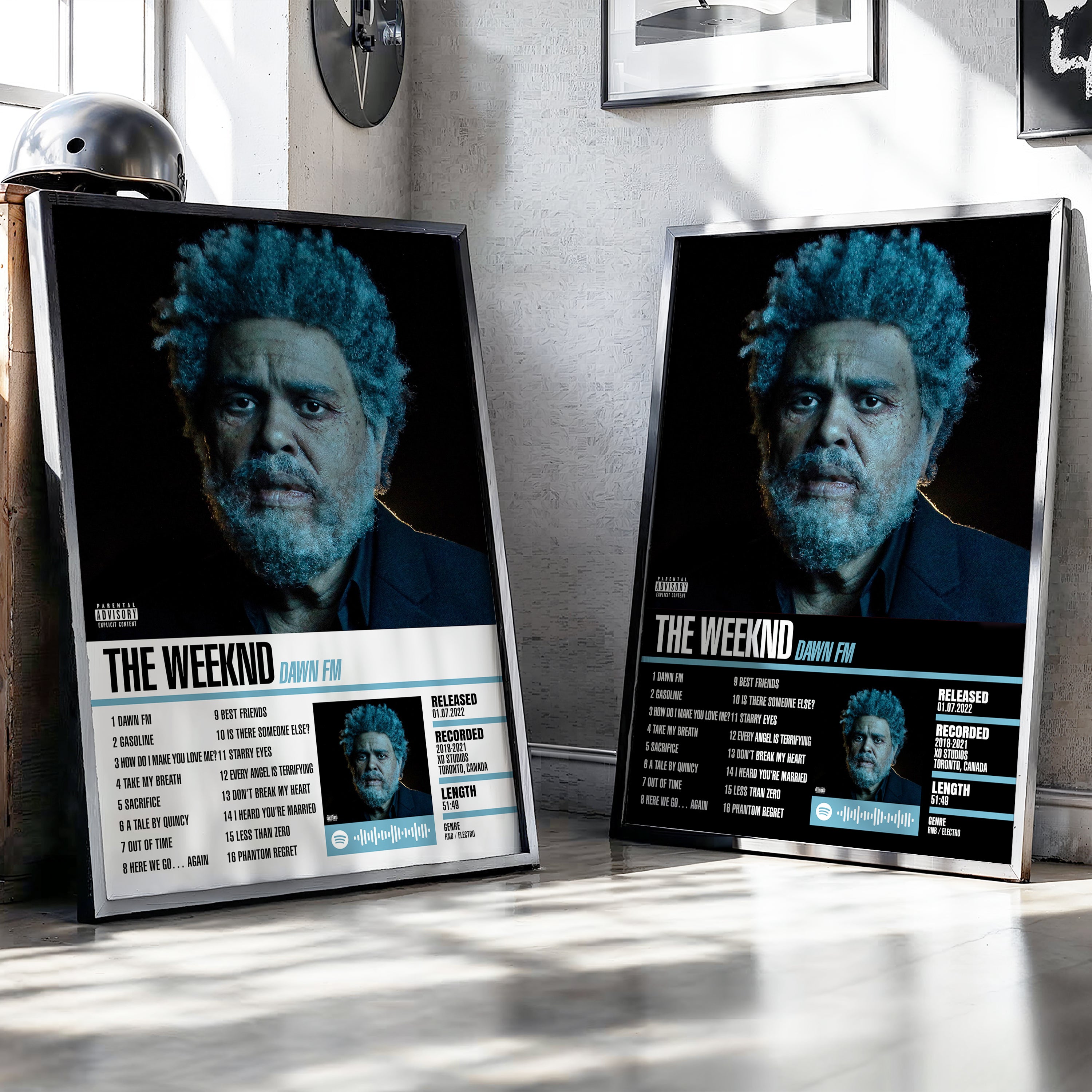 The Weeknd – Dawn FM | Tracklist (2-Poster Set)