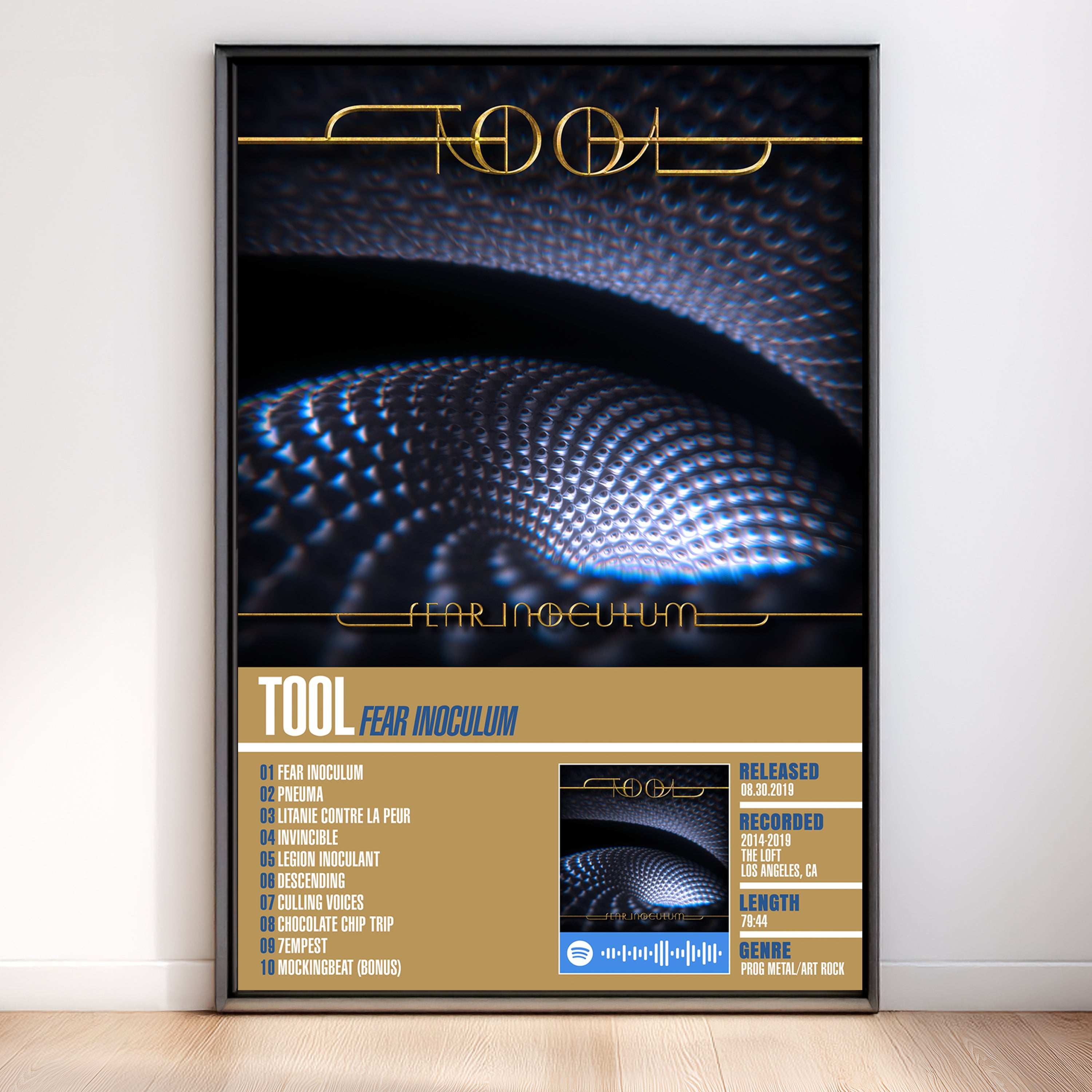 Tool – Fear Inoculum | Tracklist (2-Poster Set)