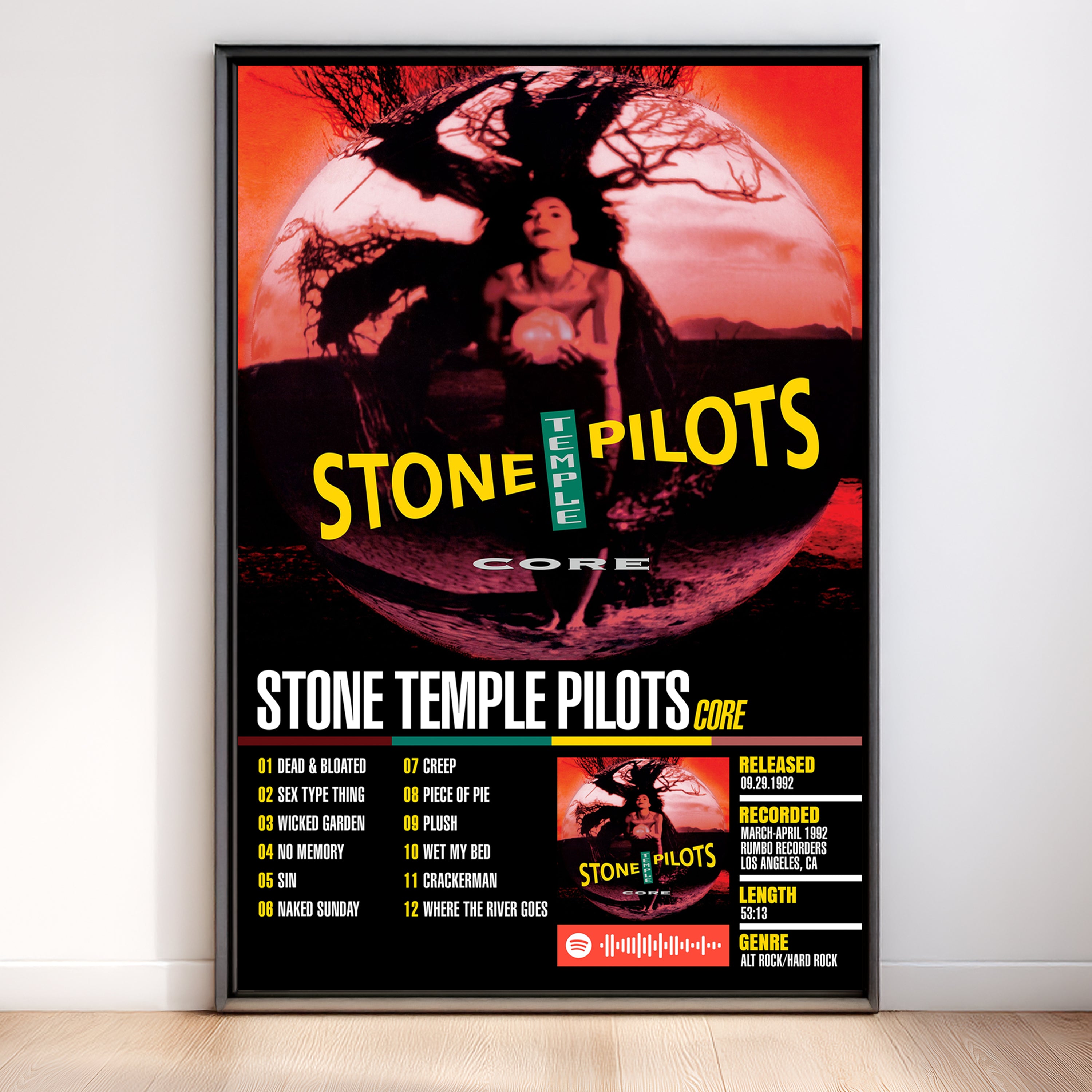 Stone Temple Pilots – Core | Tracklist (2-Poster Set)