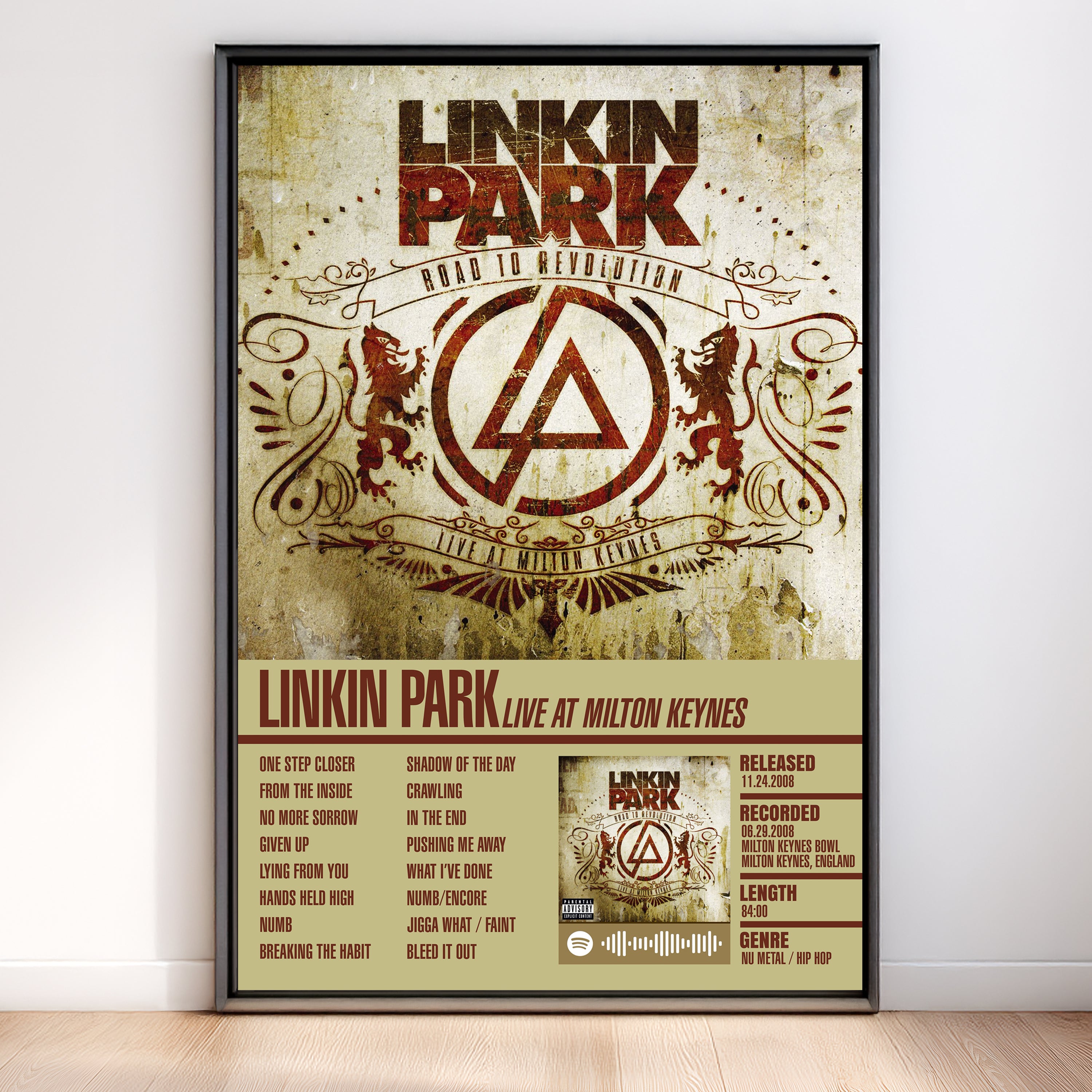 Linkin Park – Road to Revolution | Tracklist (2-Poster Set)