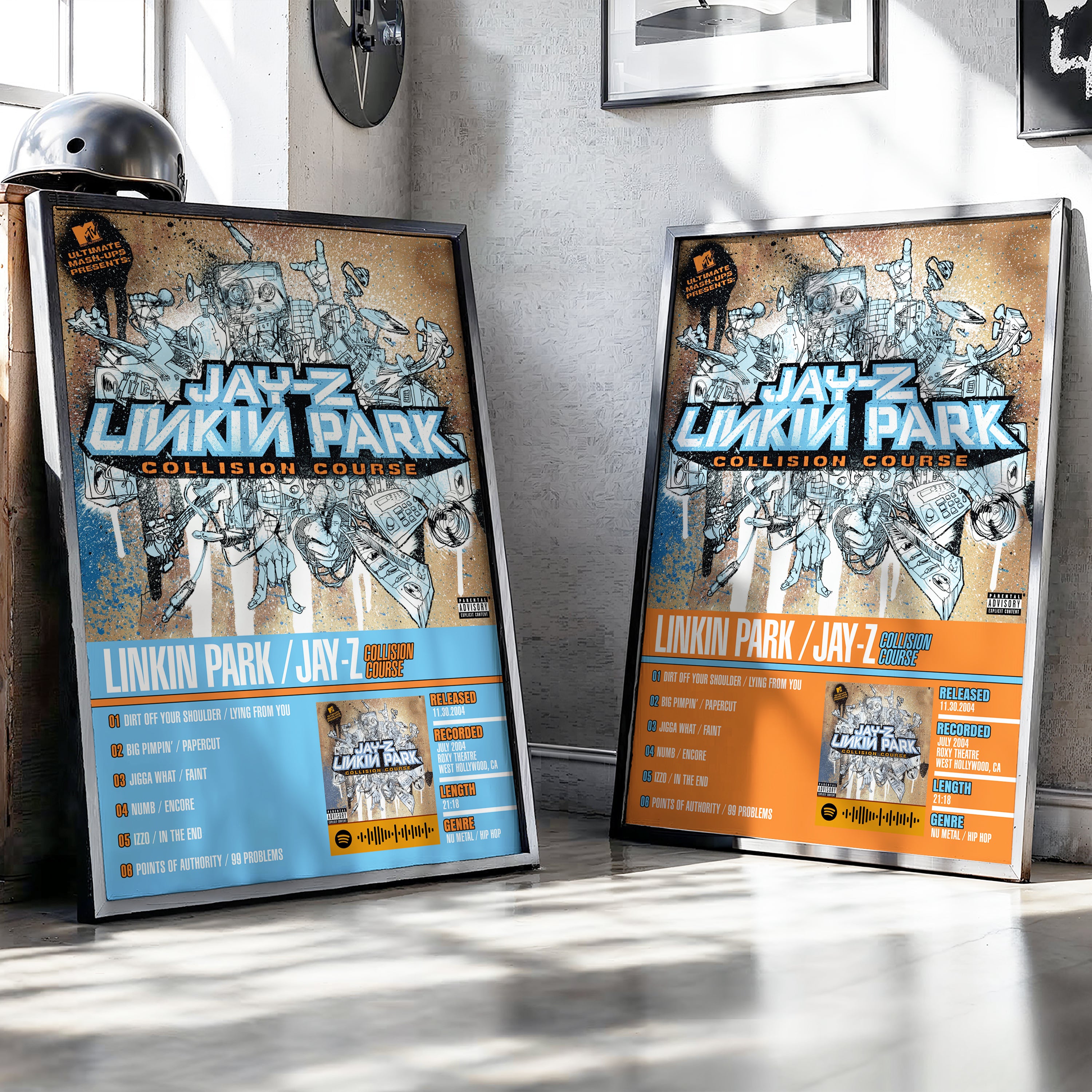 Linkin Park & Jay-Z – Collision Course | Tracklist (2-Poster Set)