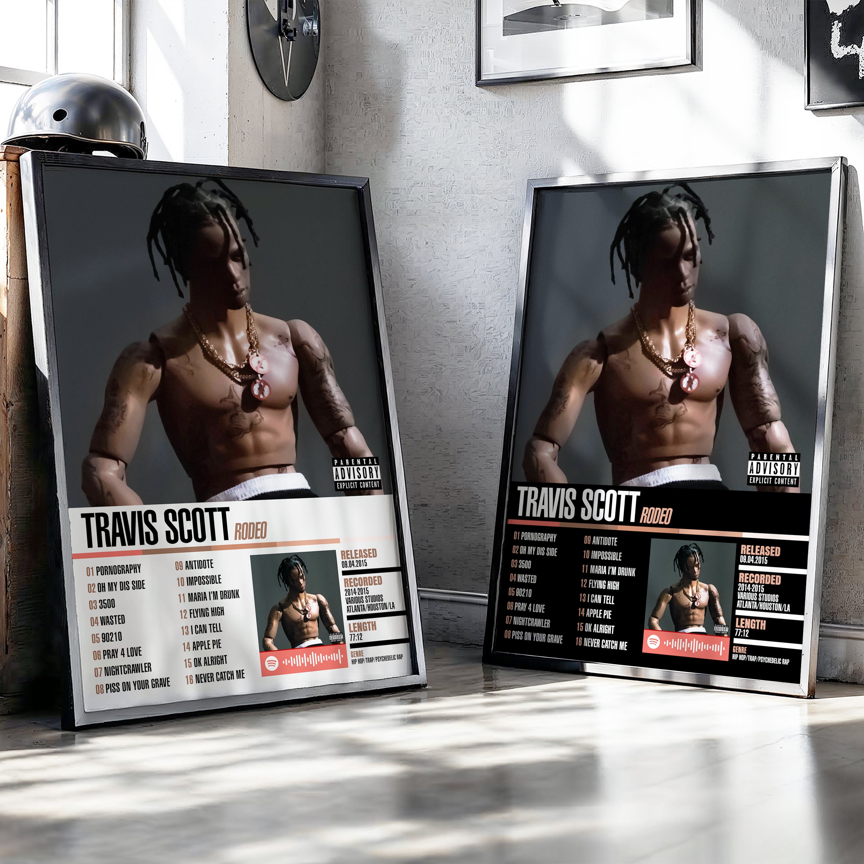 Travis Scott – Rodeo | Tracklist (2-Poster Set)