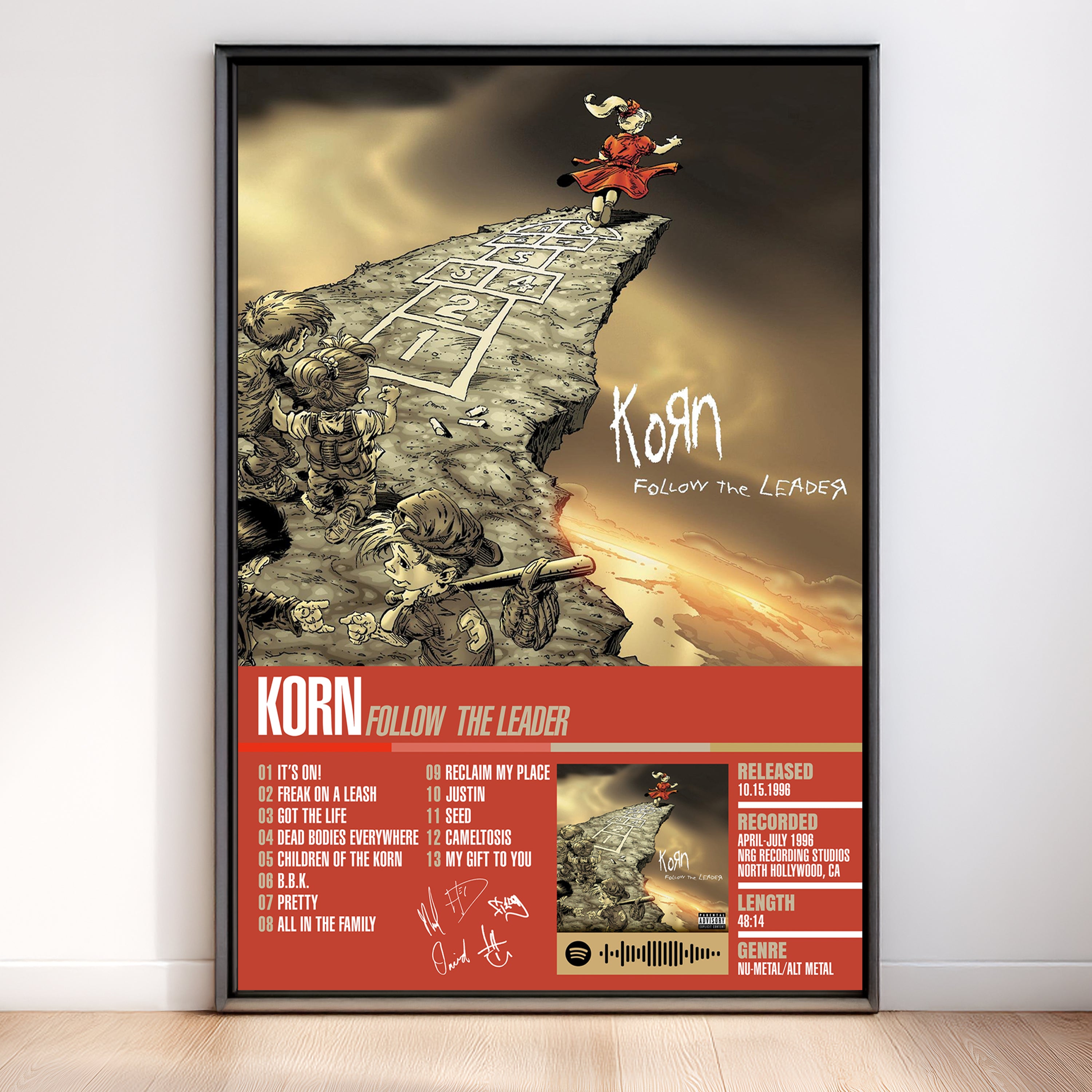 Korn – Follow the Leader | Tracklist (2-Poster Set)