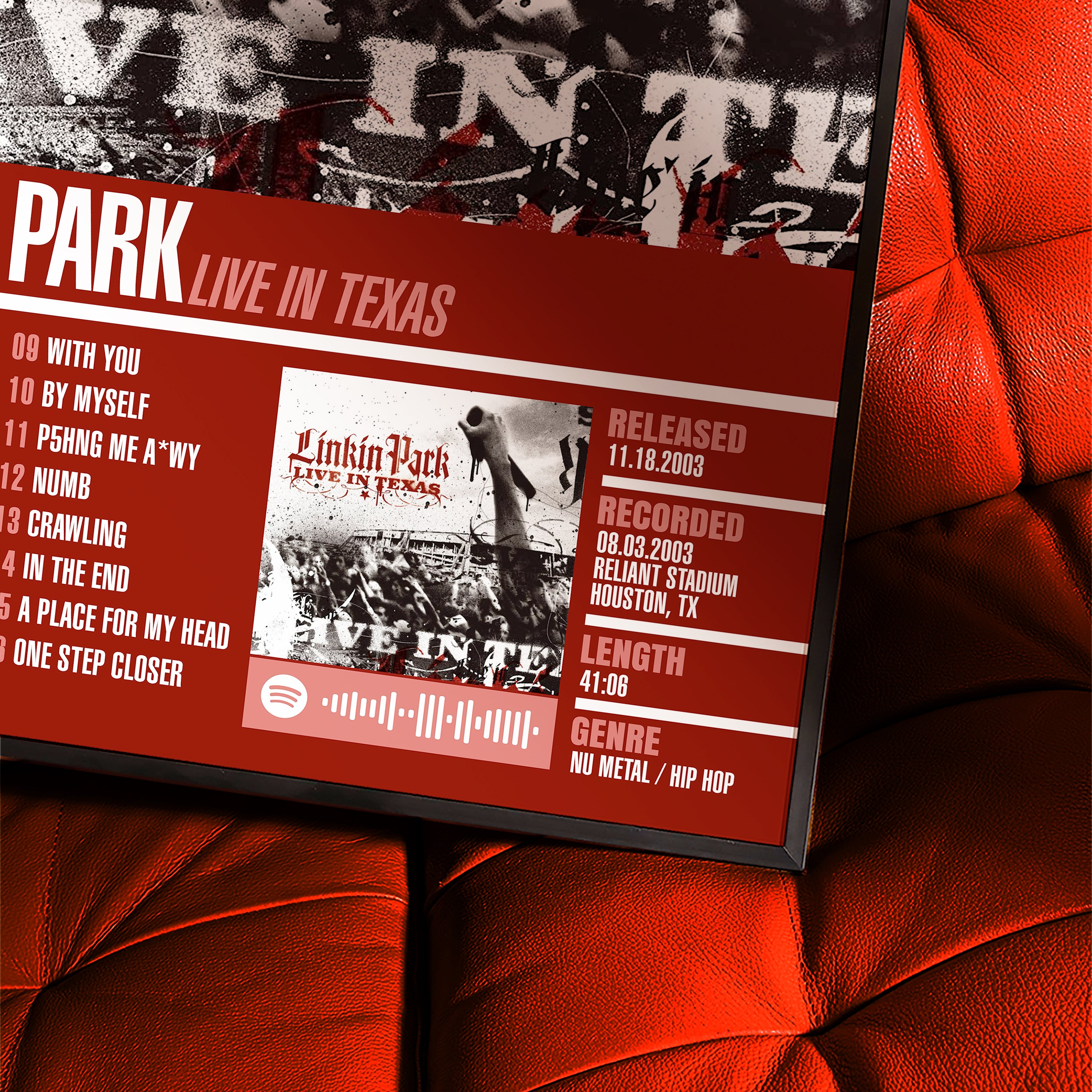 Linkin Park – Live in Texas | Tracklist (2-Poster Set)