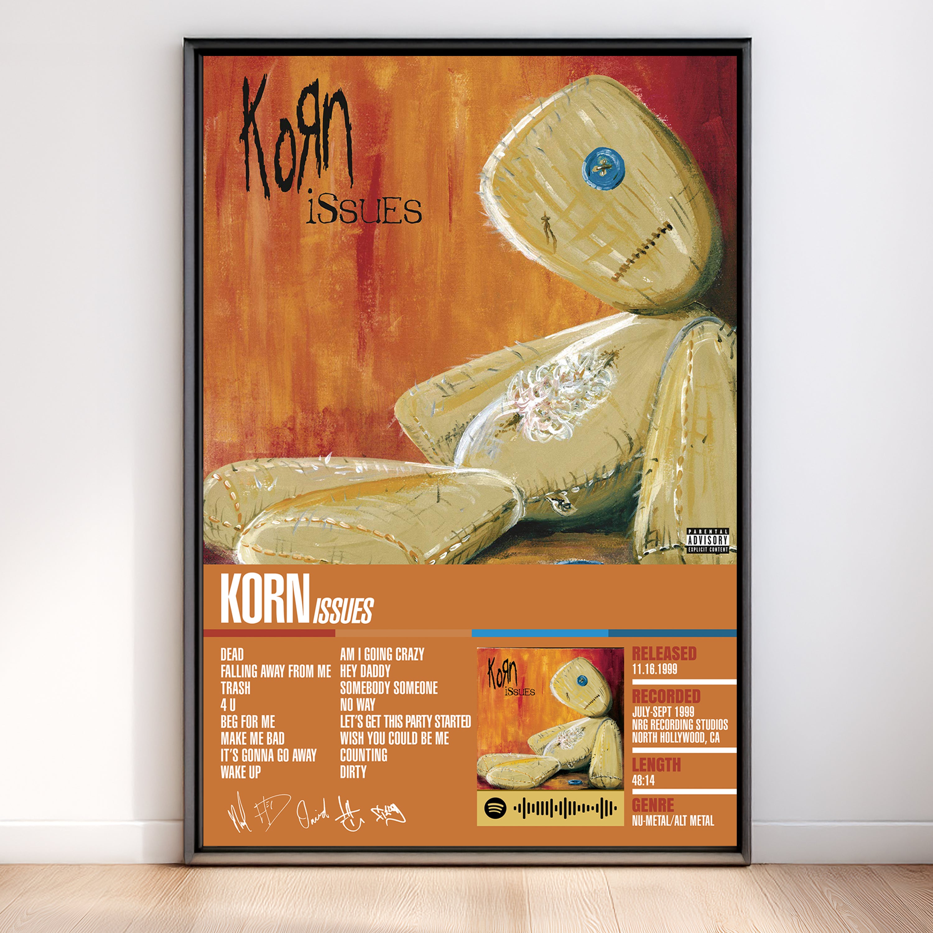 Korn – Issues | Tracklist (2-Poster Set)