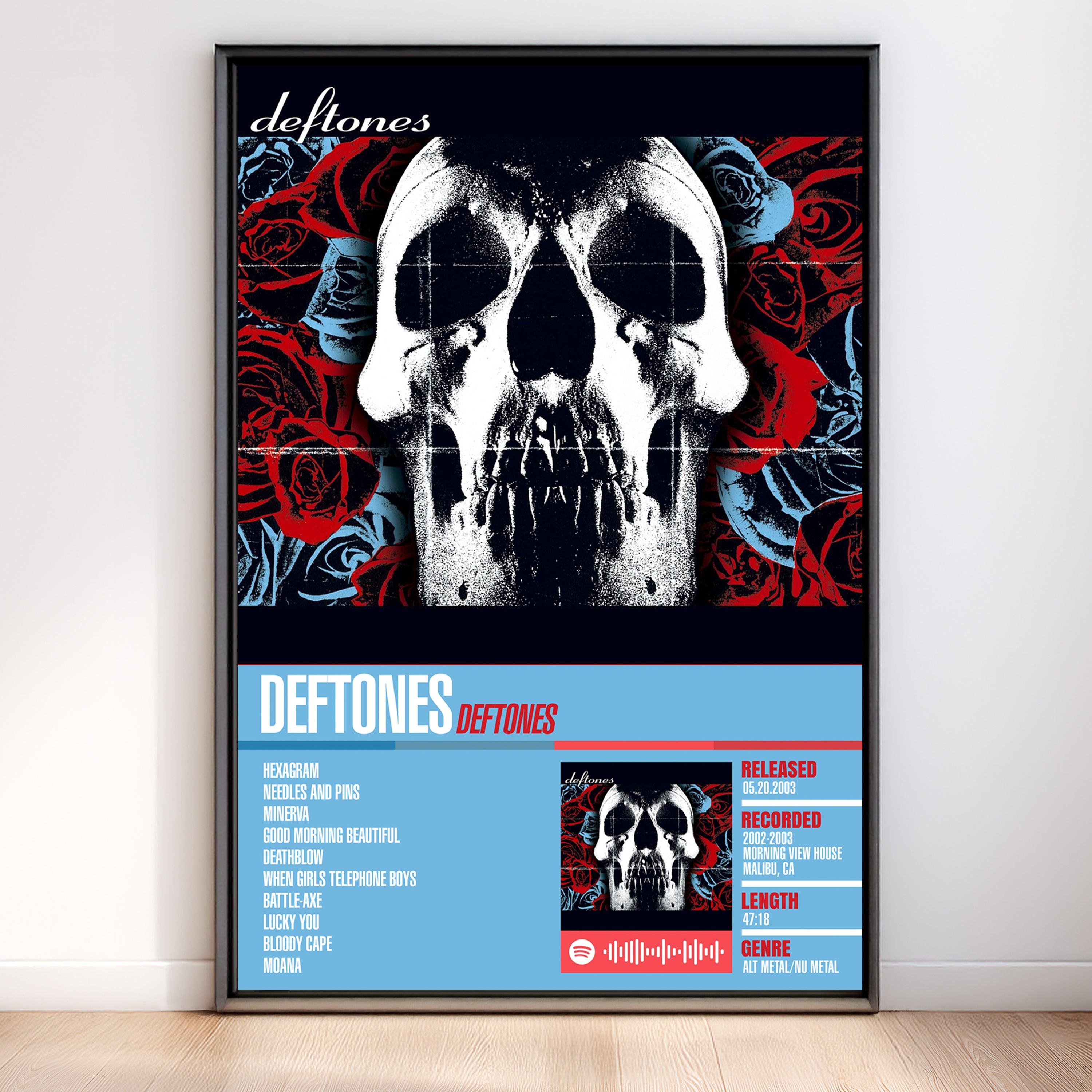 Deftones – Deftones | Tracklist (2-Poster Set)
