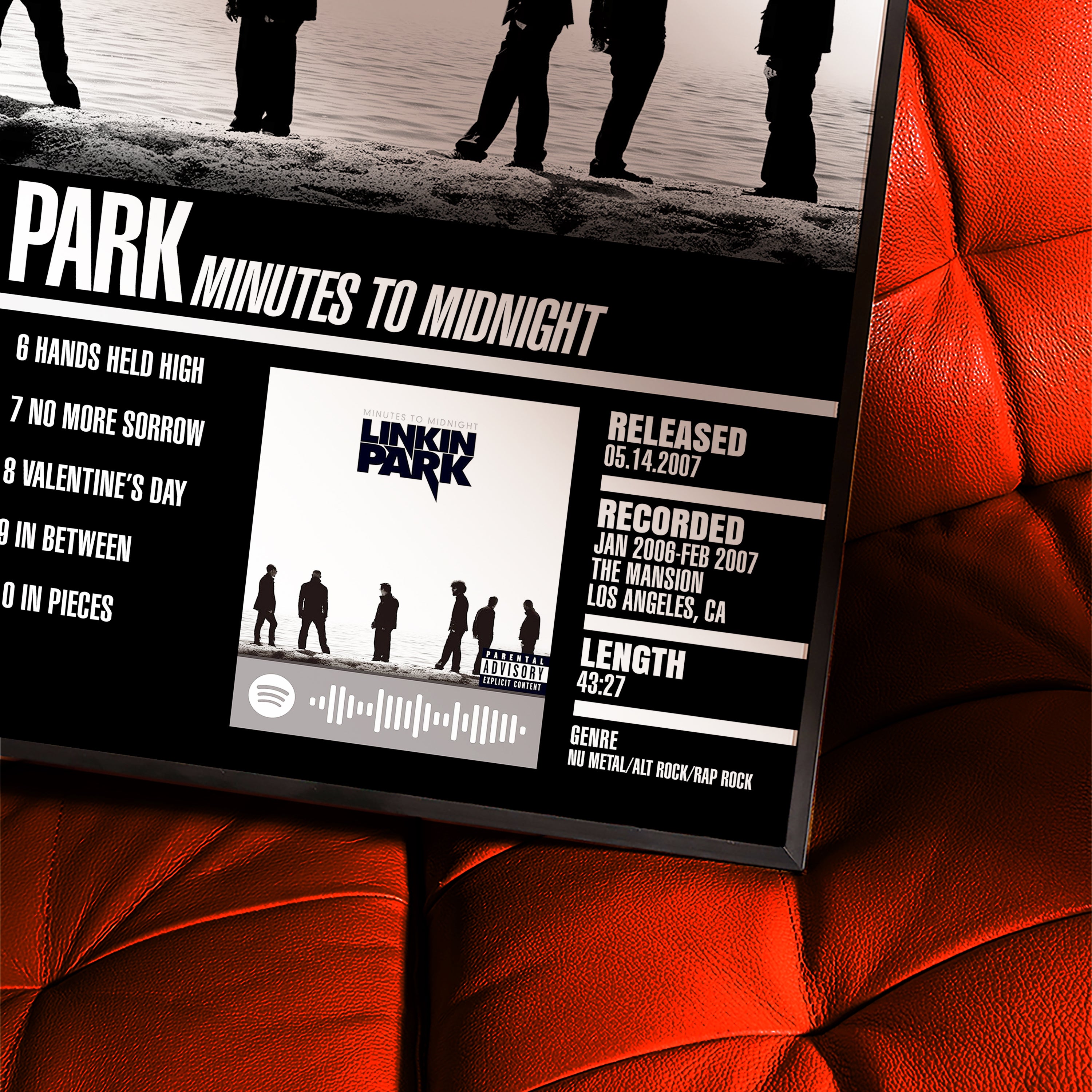 Linkin Park – Minutes to Midnight | Tracklist (2-Poster Set)