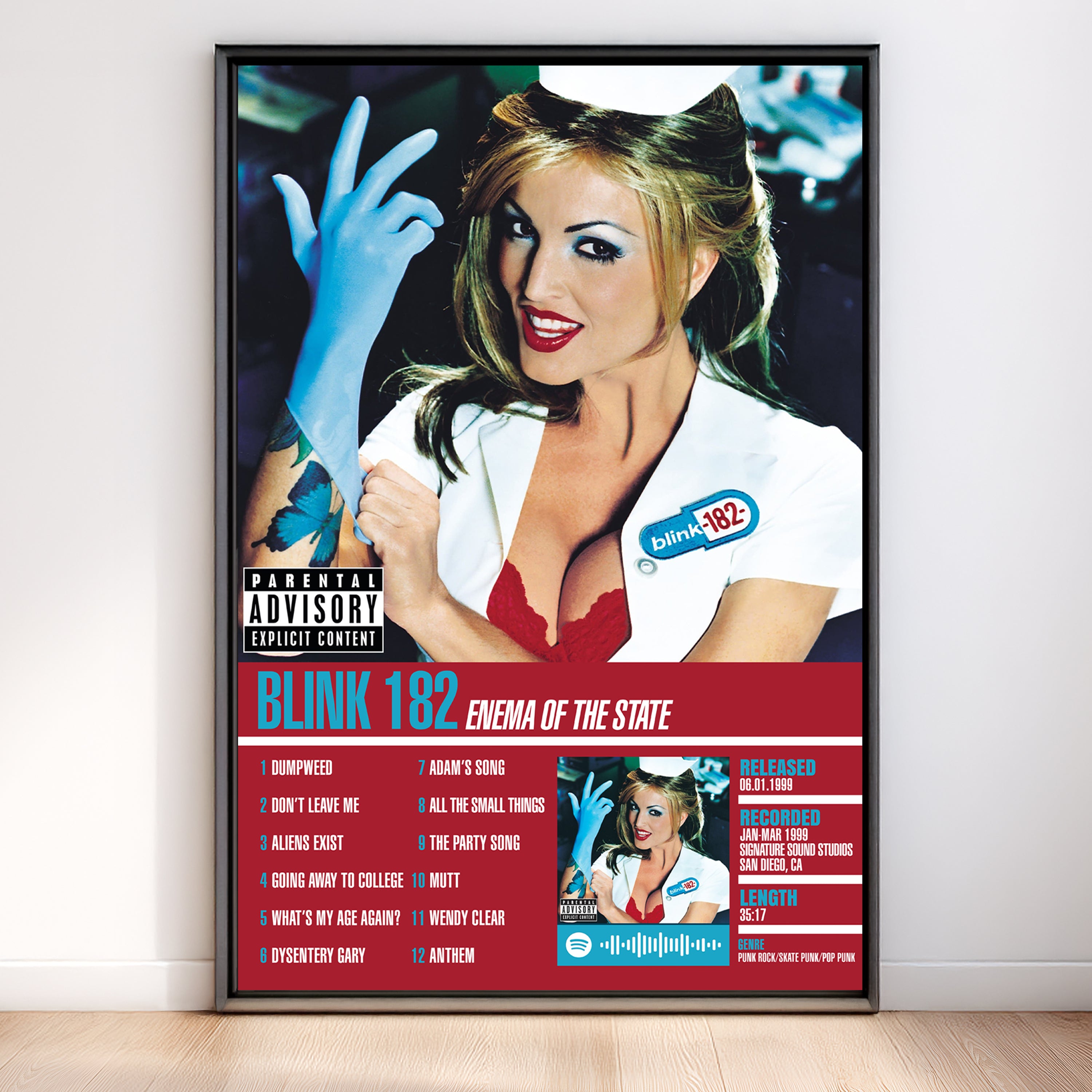 Blink-182 – Enema of the State | Tracklist (2-Poster Set)