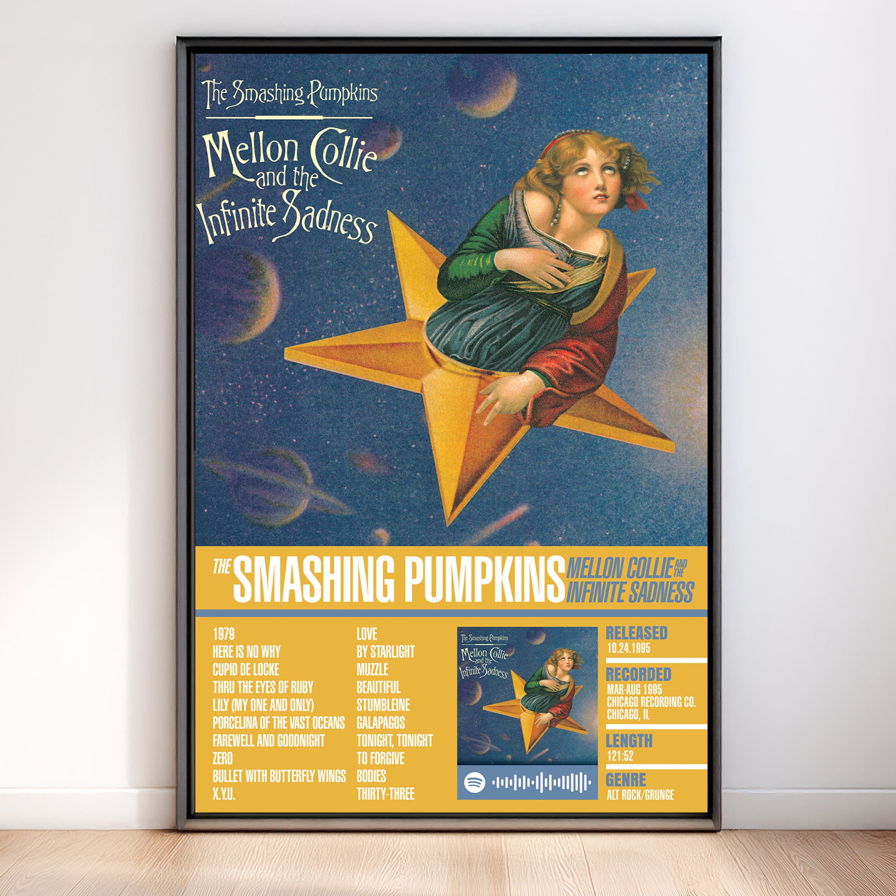 The Smashing Pumpkins – Mellon Collie and the Infinite Sadness | Tracklist (2-Poster Set)