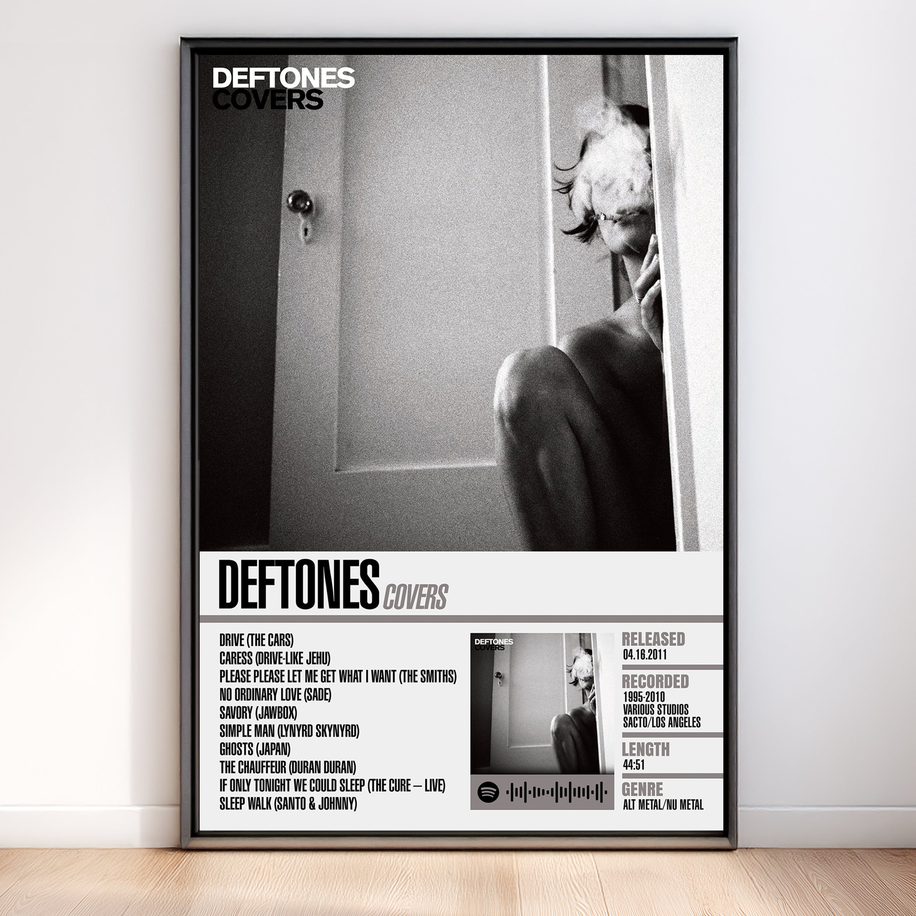 Deftones – Covers | Tracklist (2-Poster Set)
