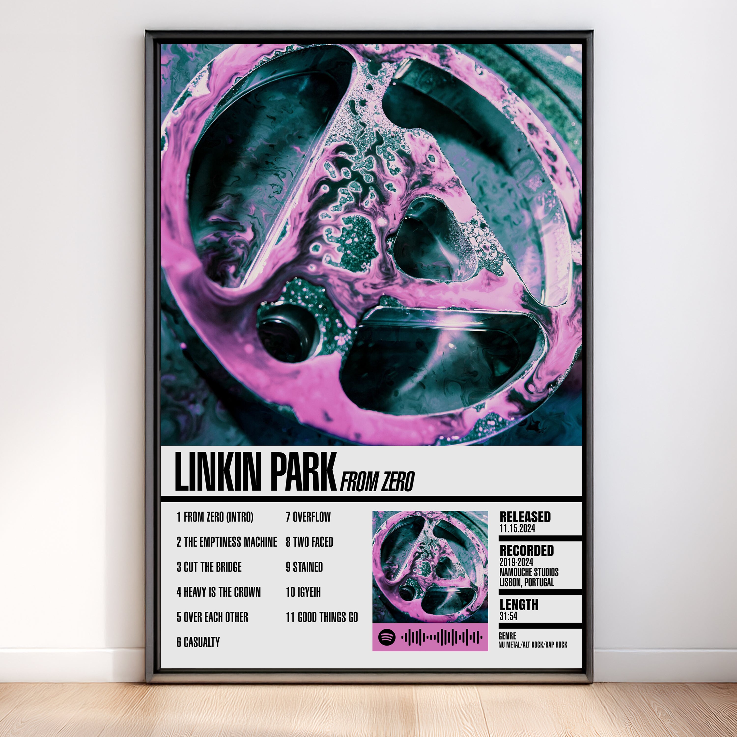 Linkin Park – From Zero | Tracklist (2-Poster Set)
