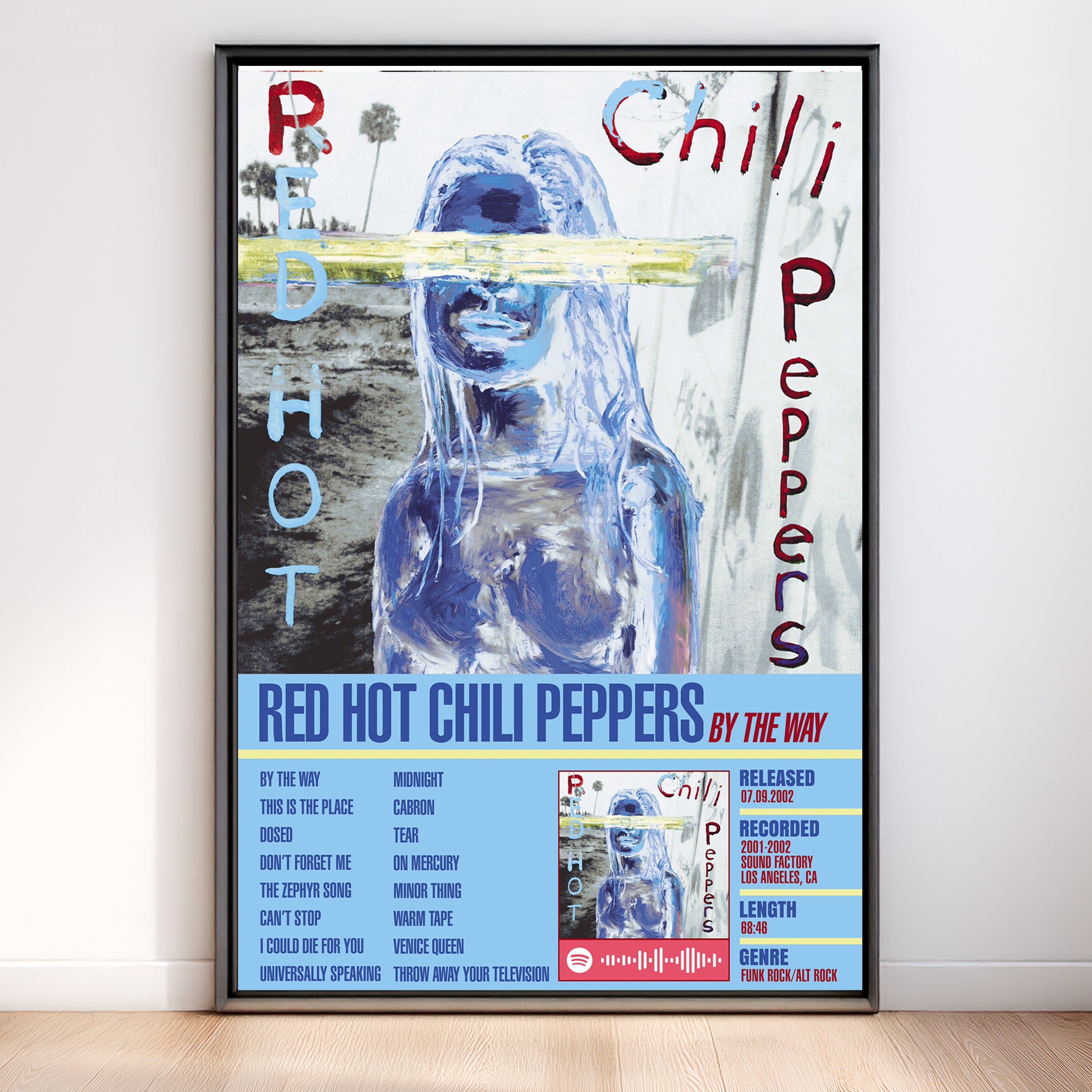 Red Hot Chili Peppers – By the Way | Tracklist (2-Poster Set)
