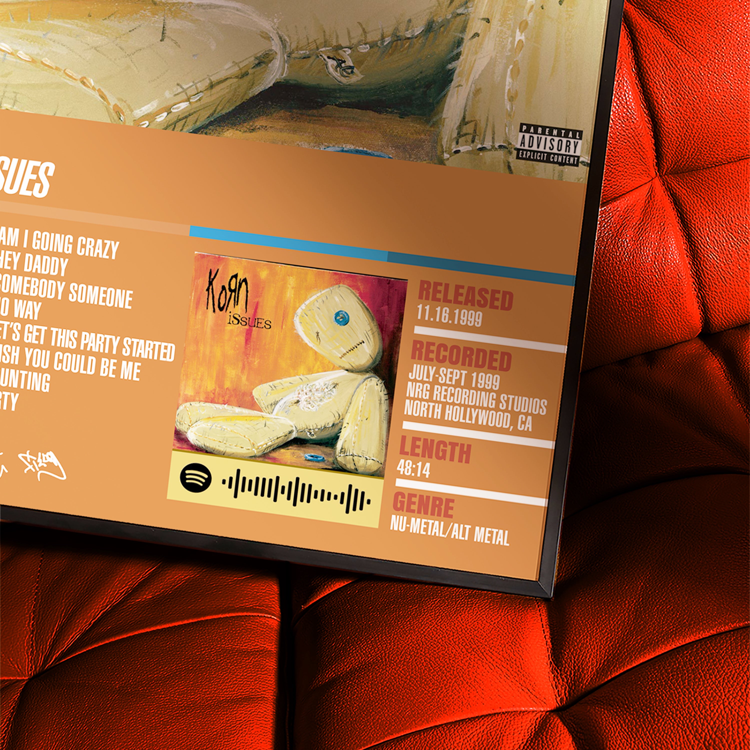 Korn – Issues | Tracklist (2-Poster Set)