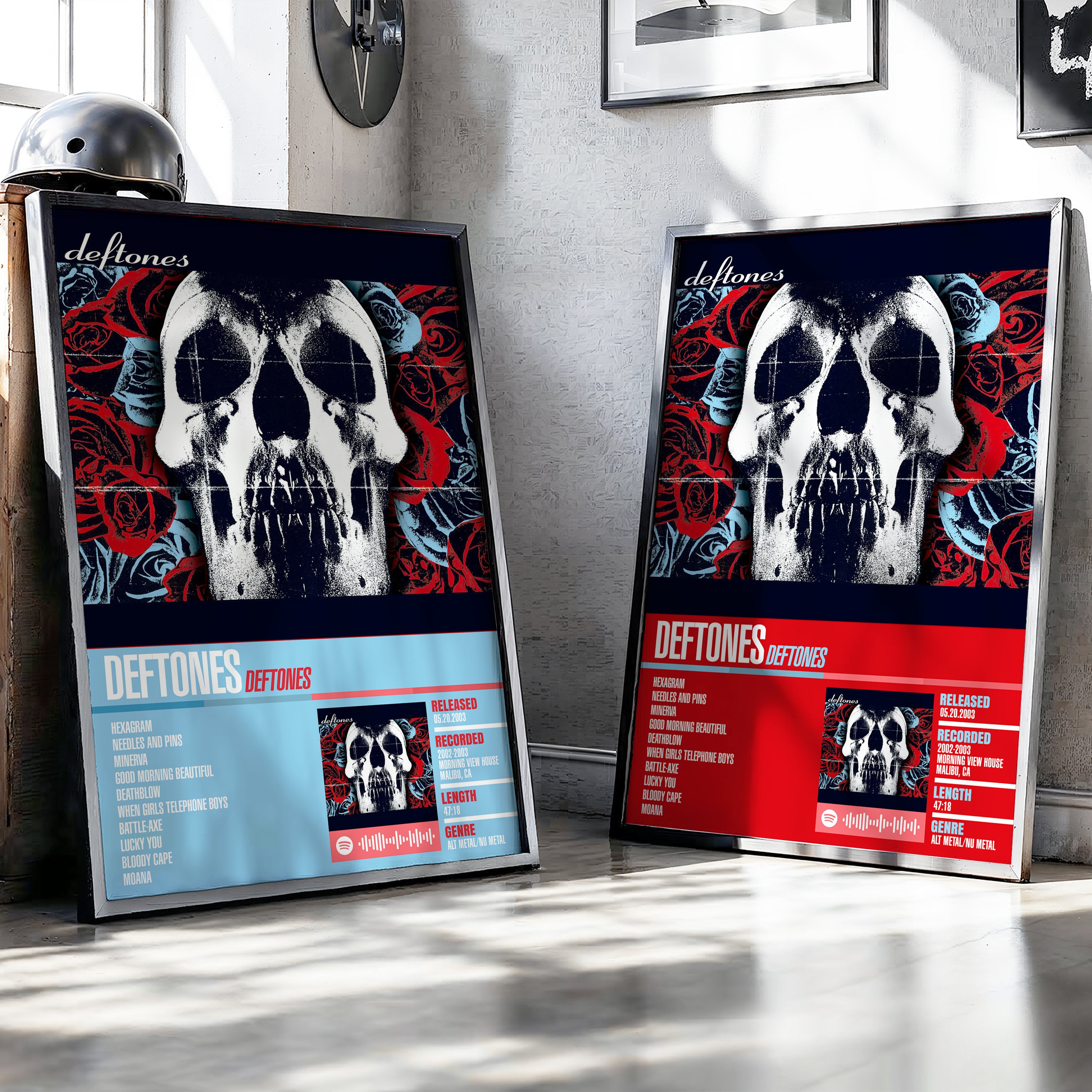 Deftones – Deftones | Tracklist (2-Poster Set)