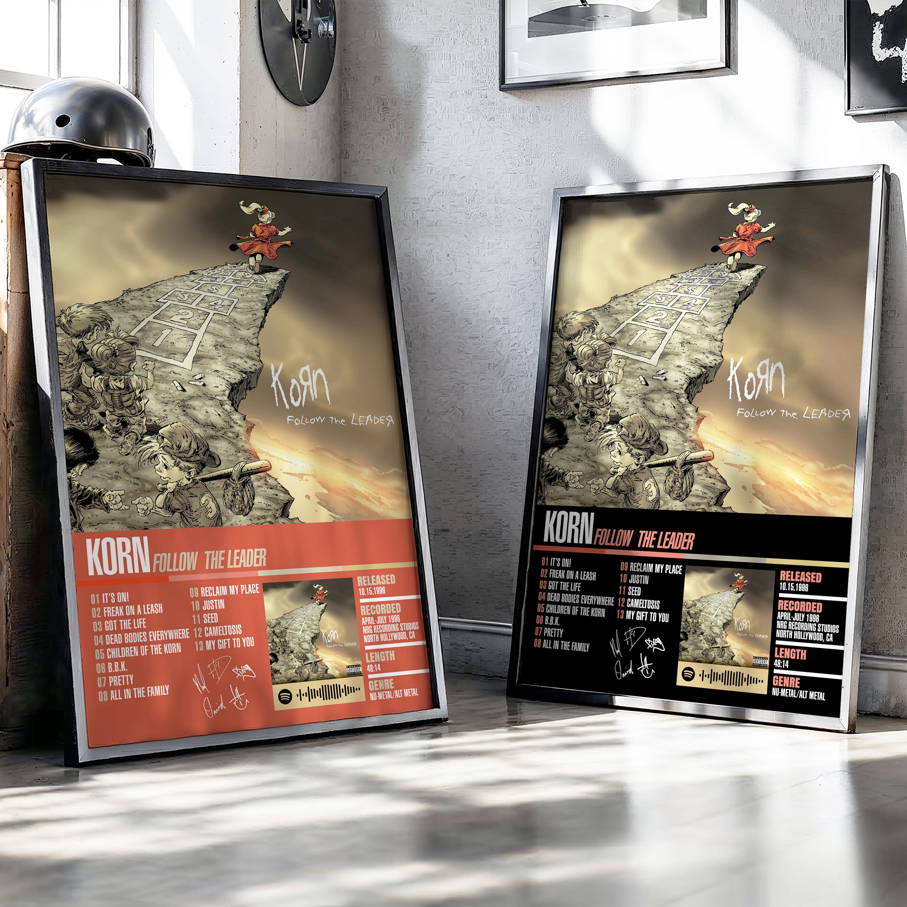 Korn – Follow the Leader | Tracklist (2-Poster Set)