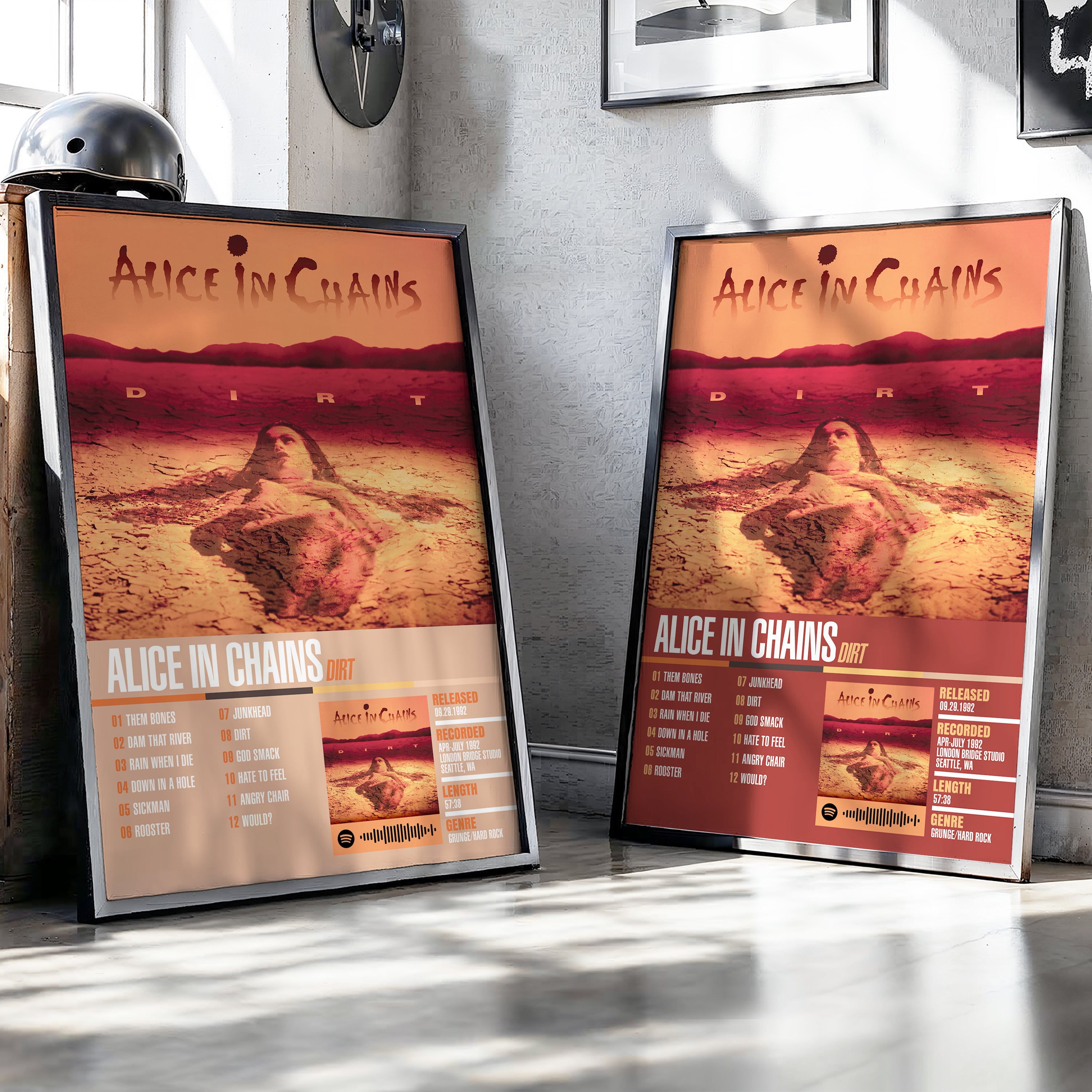Alice In Chains – Dirt | Tracklist (2-Poster Set)