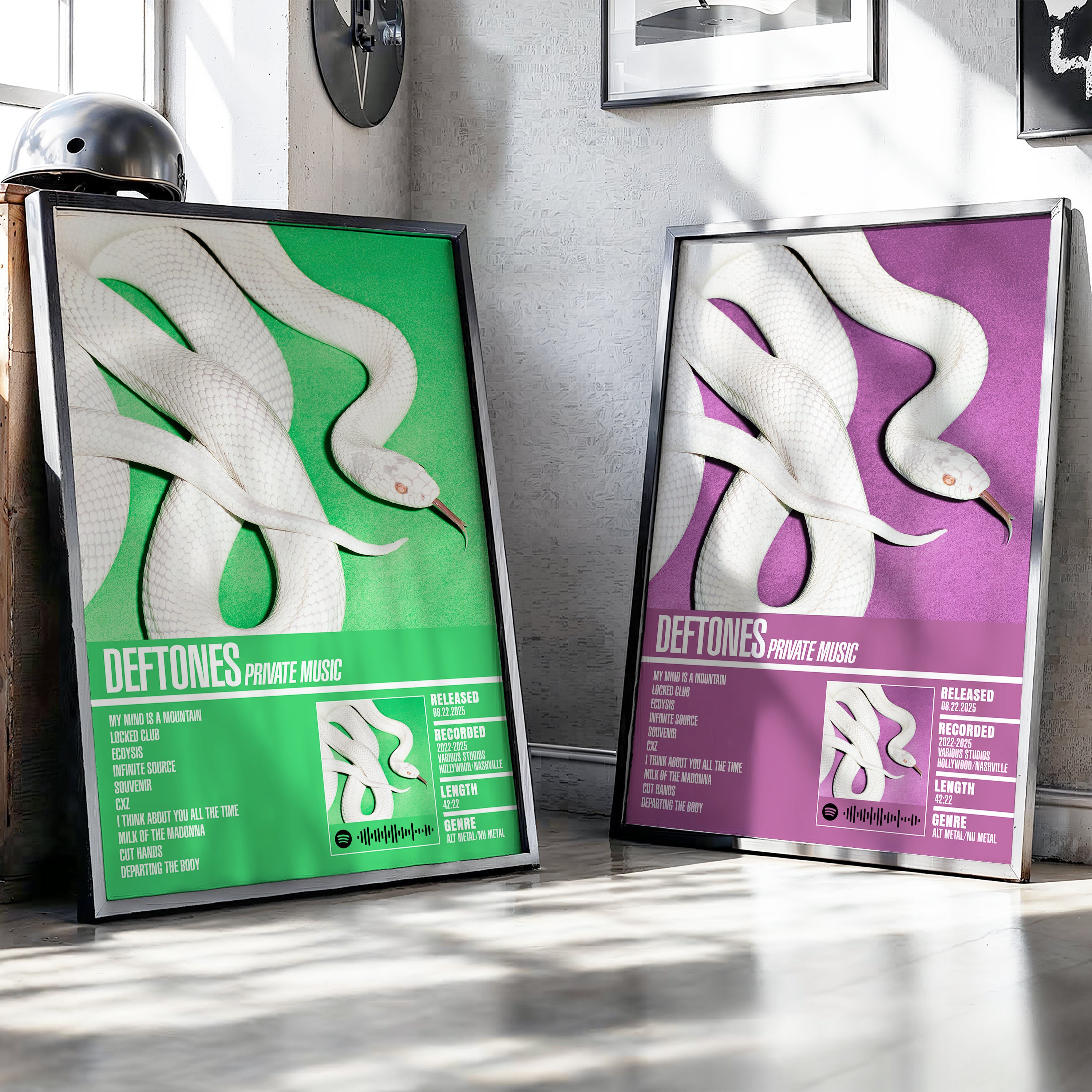 Deftones – Private Music | Tracklist (2-Poster Set)