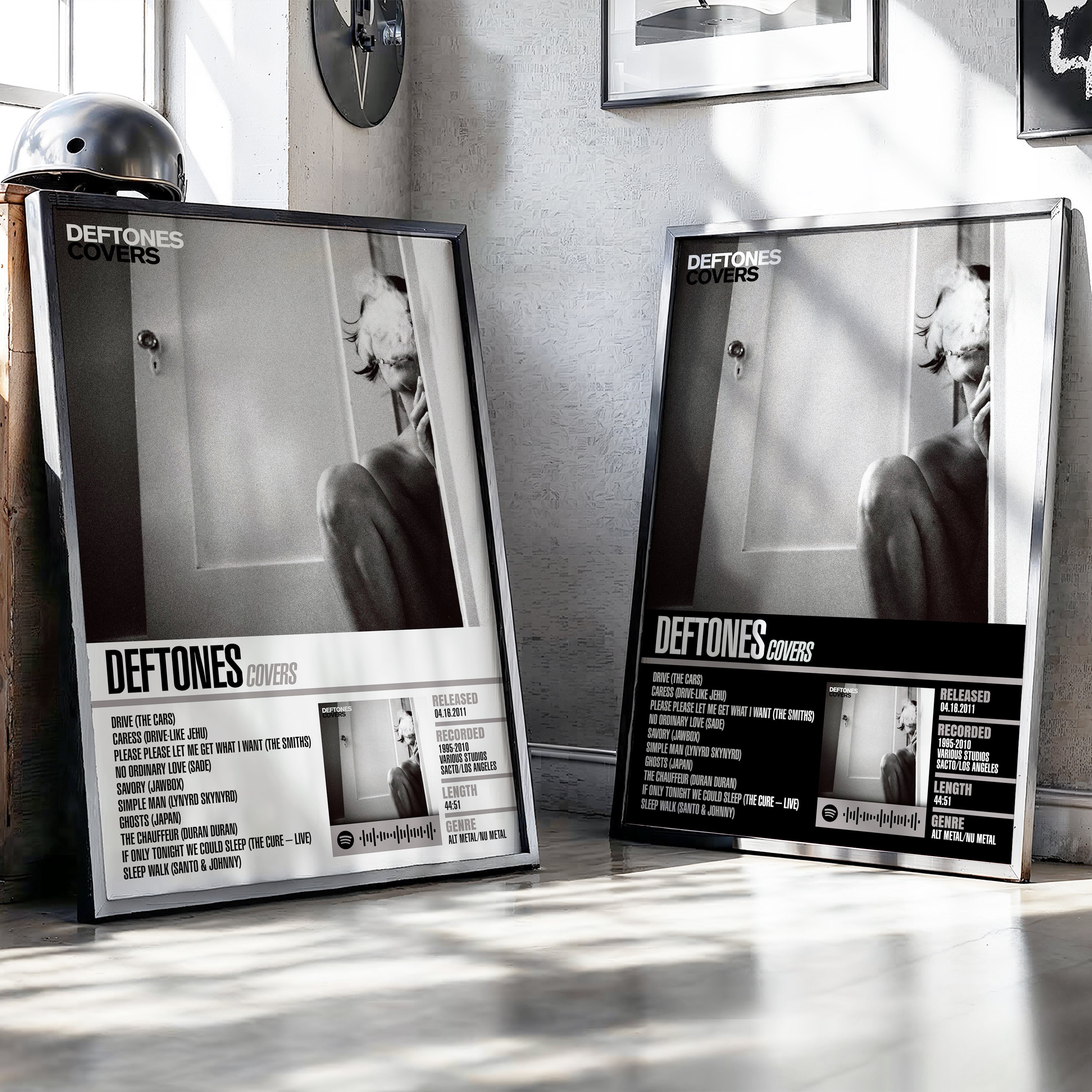 Deftones – Covers | Tracklist (2-Poster Set)