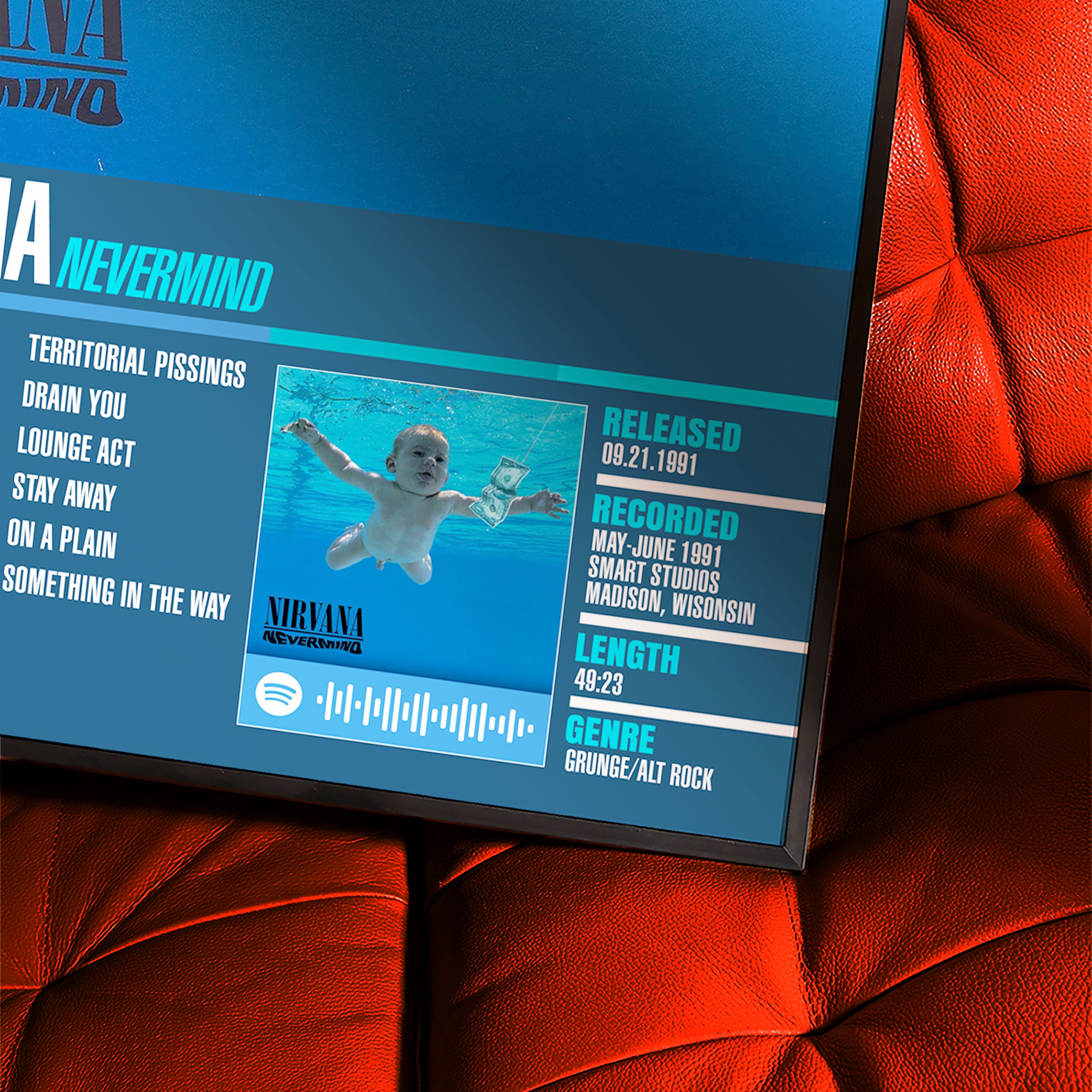 Nirvana – Nevermind | Tracklist (2-Poster Set)