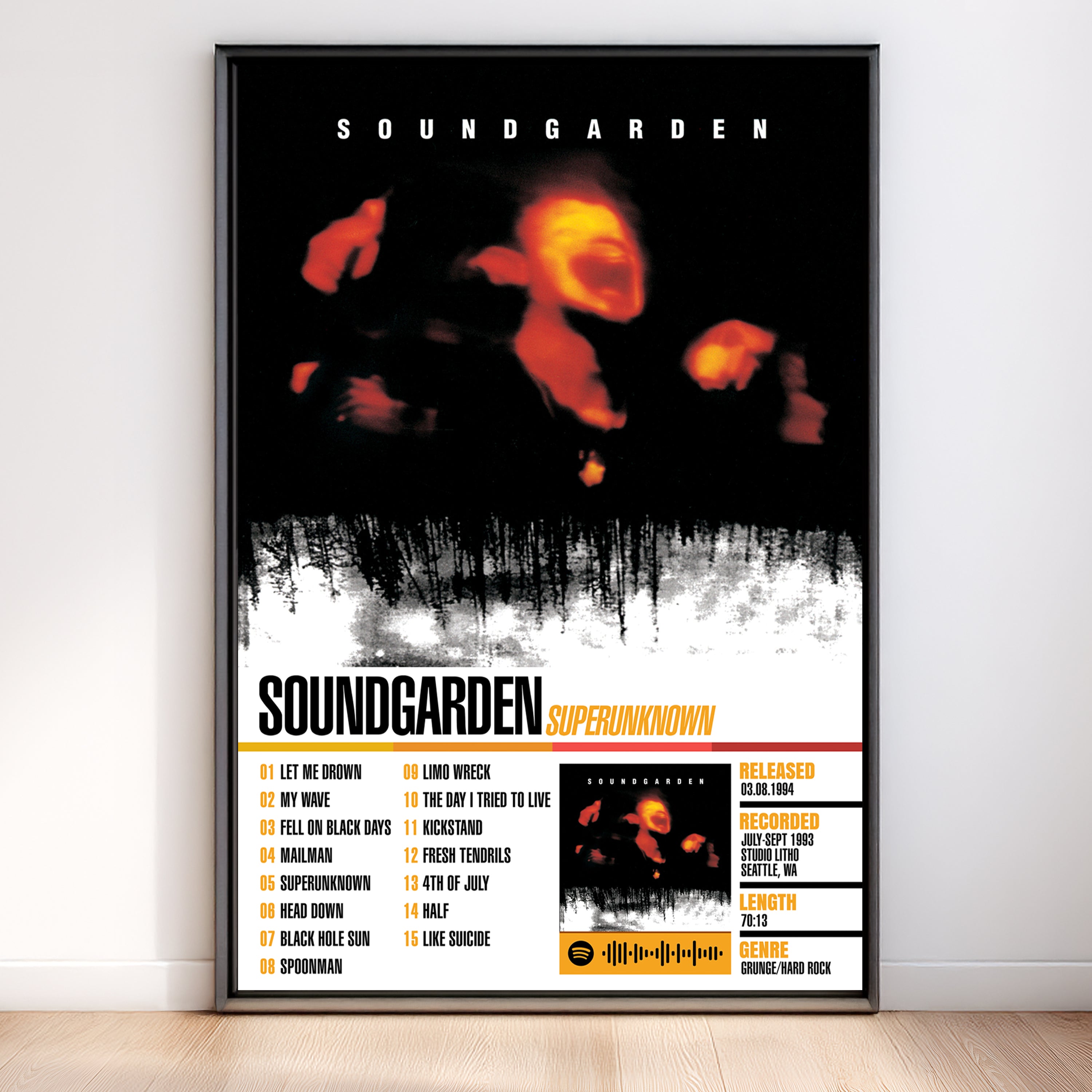 Soundgarden – Superunknown | Tracklist (2-Poster Set)