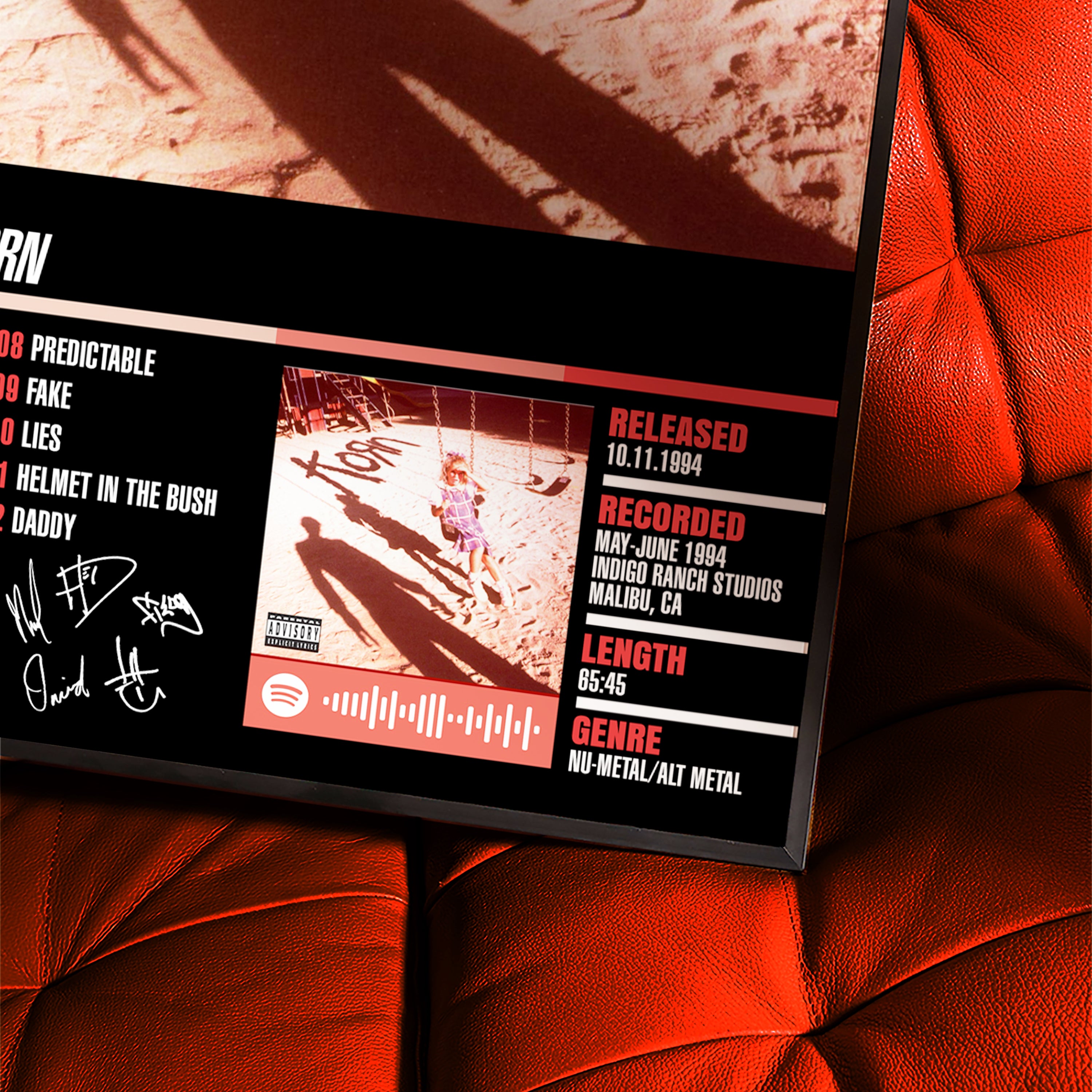 Korn – Korn | Tracklist (2-Poster Set)