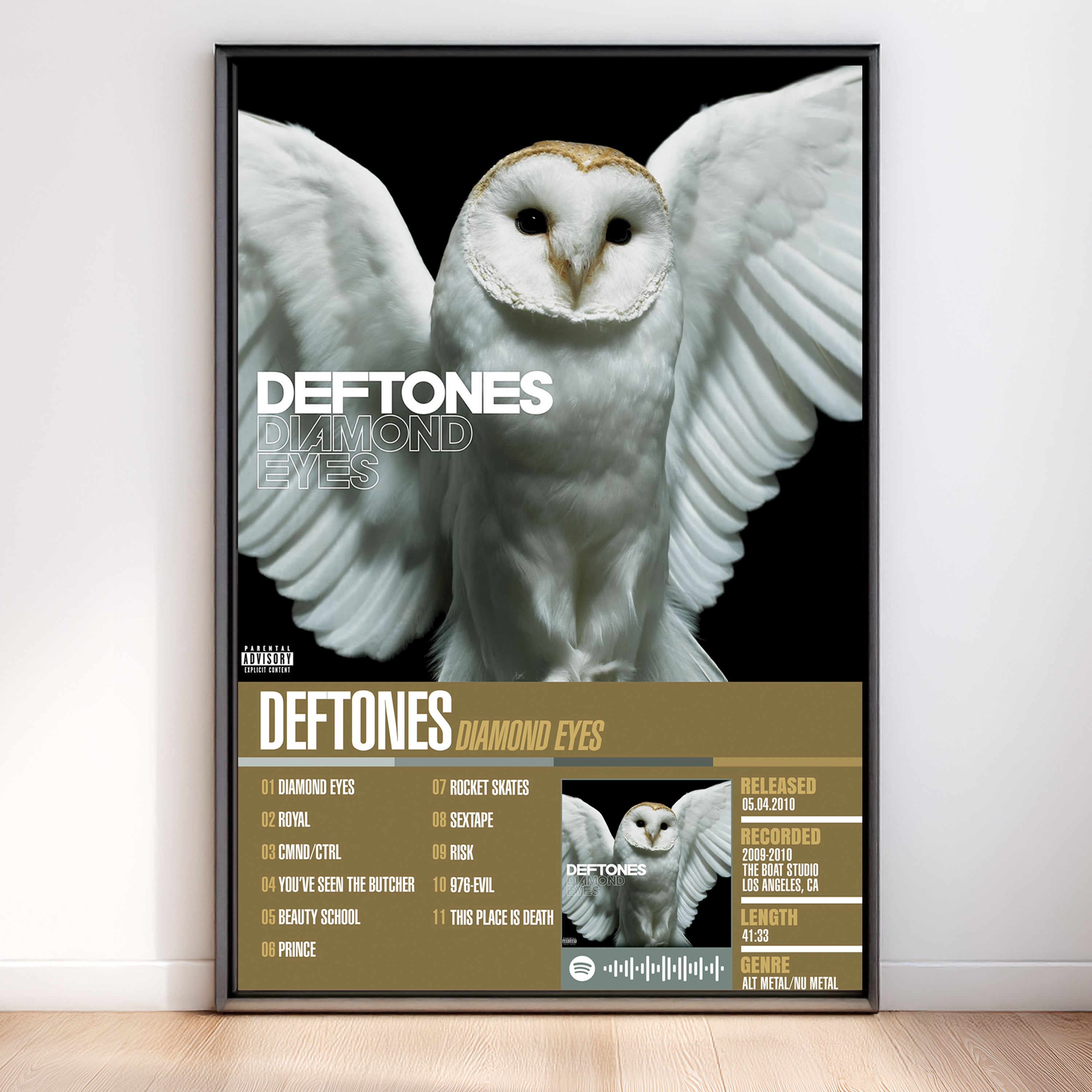 Deftones – Diamond Eyes | Tracklist (2-Poster Set)