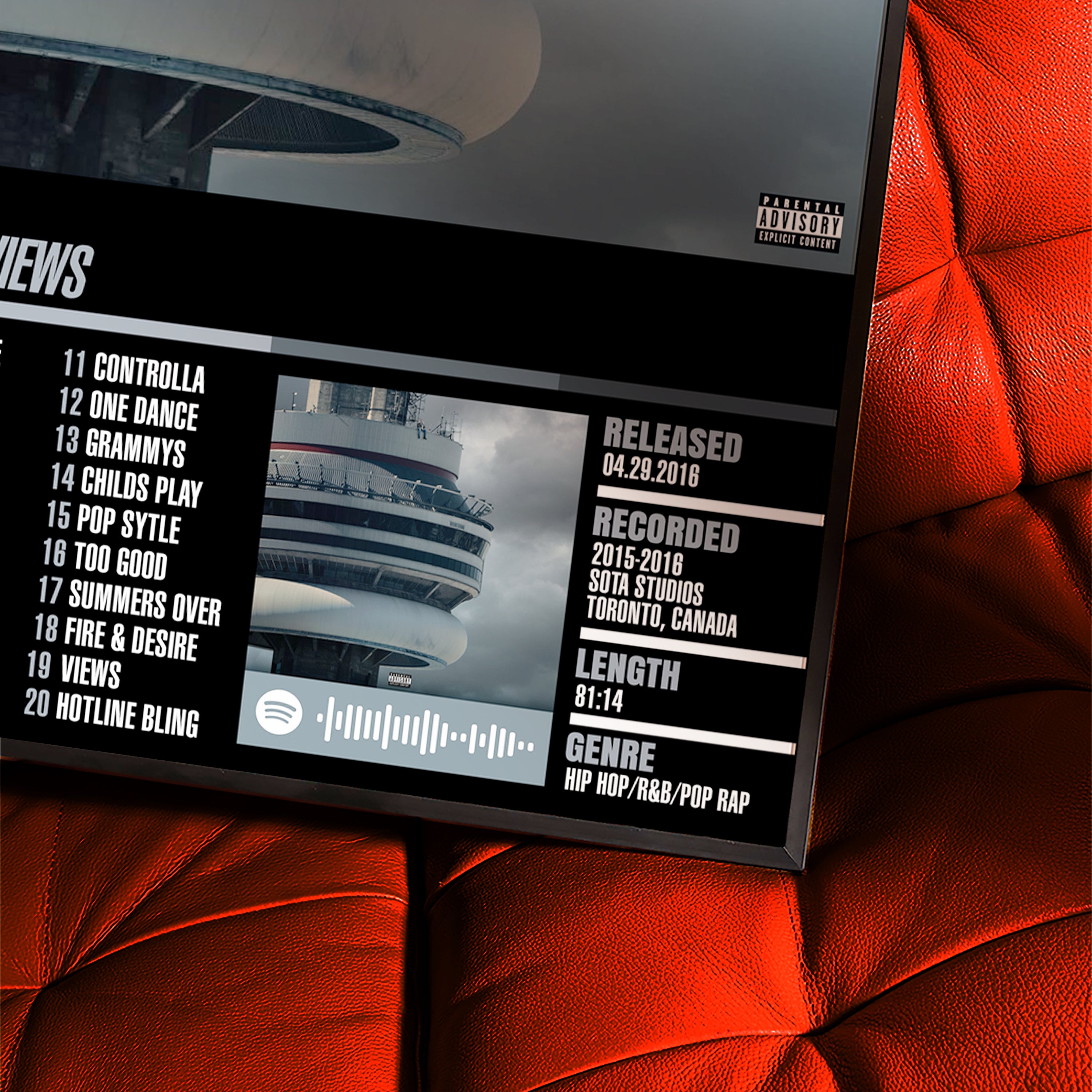 Drake – Views | Tracklist (2-Poster Set)