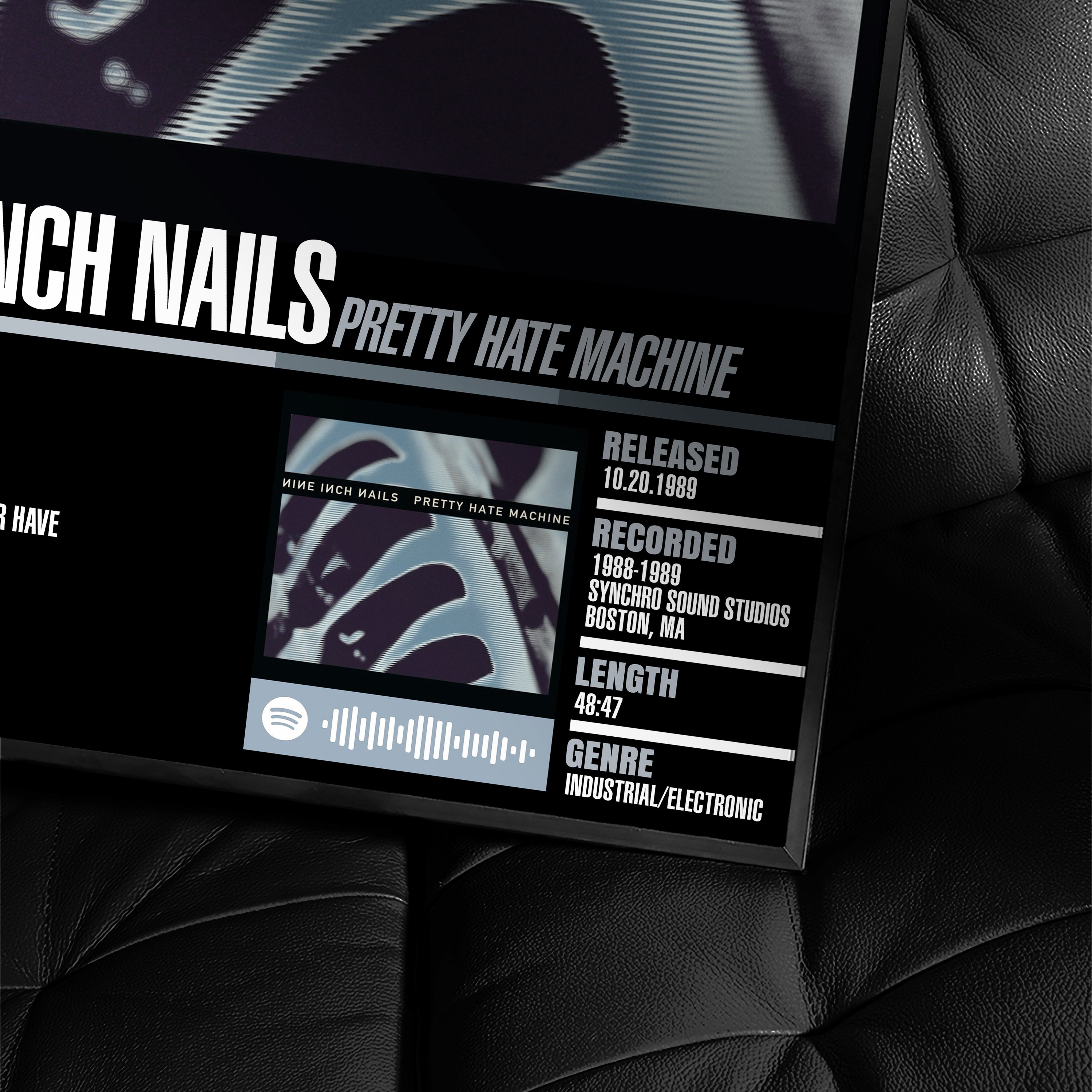 Nine Inch Nails – Pretty Hate Machine | Tracklist (2-Poster Set)