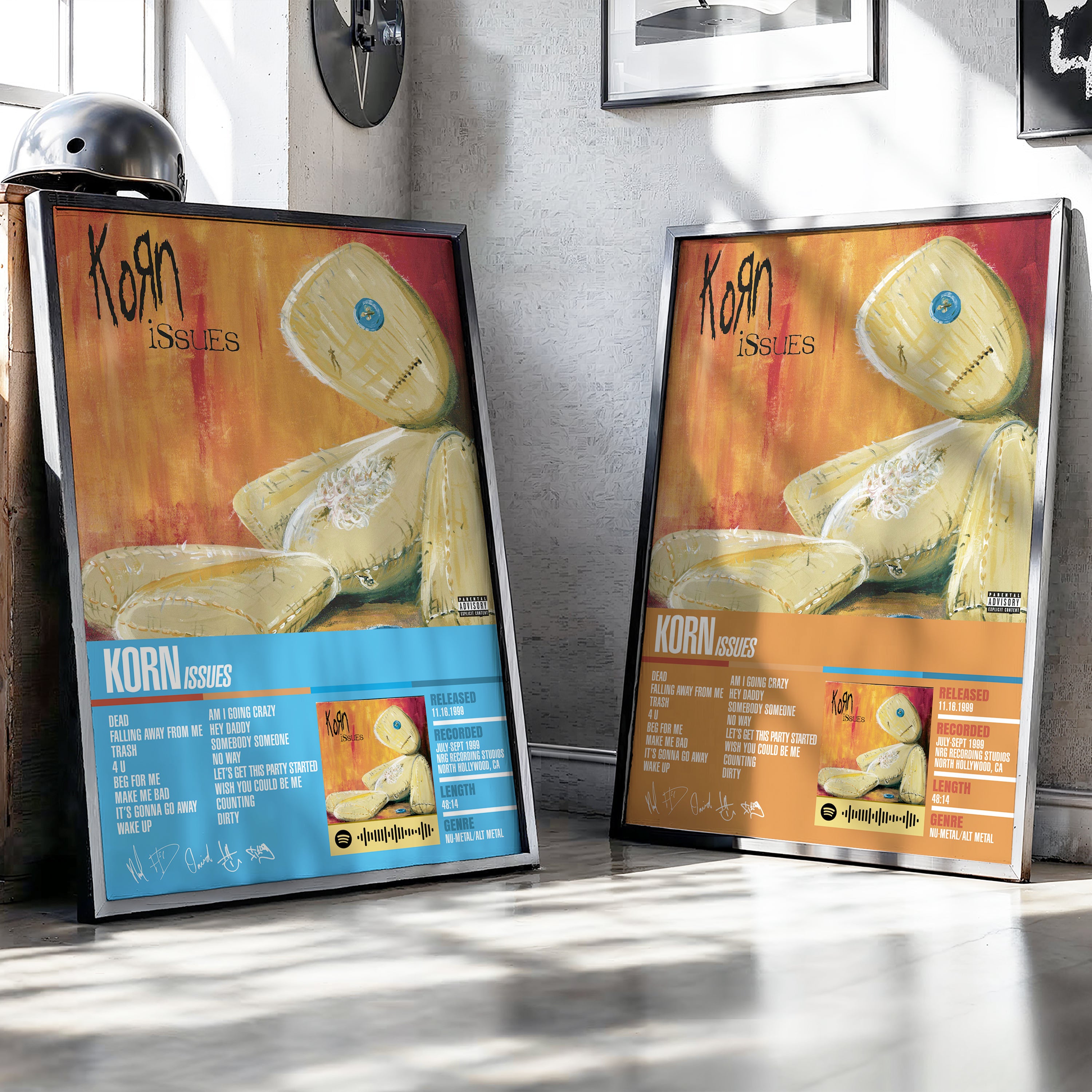 Korn – Issues | Tracklist (2-Poster Set)