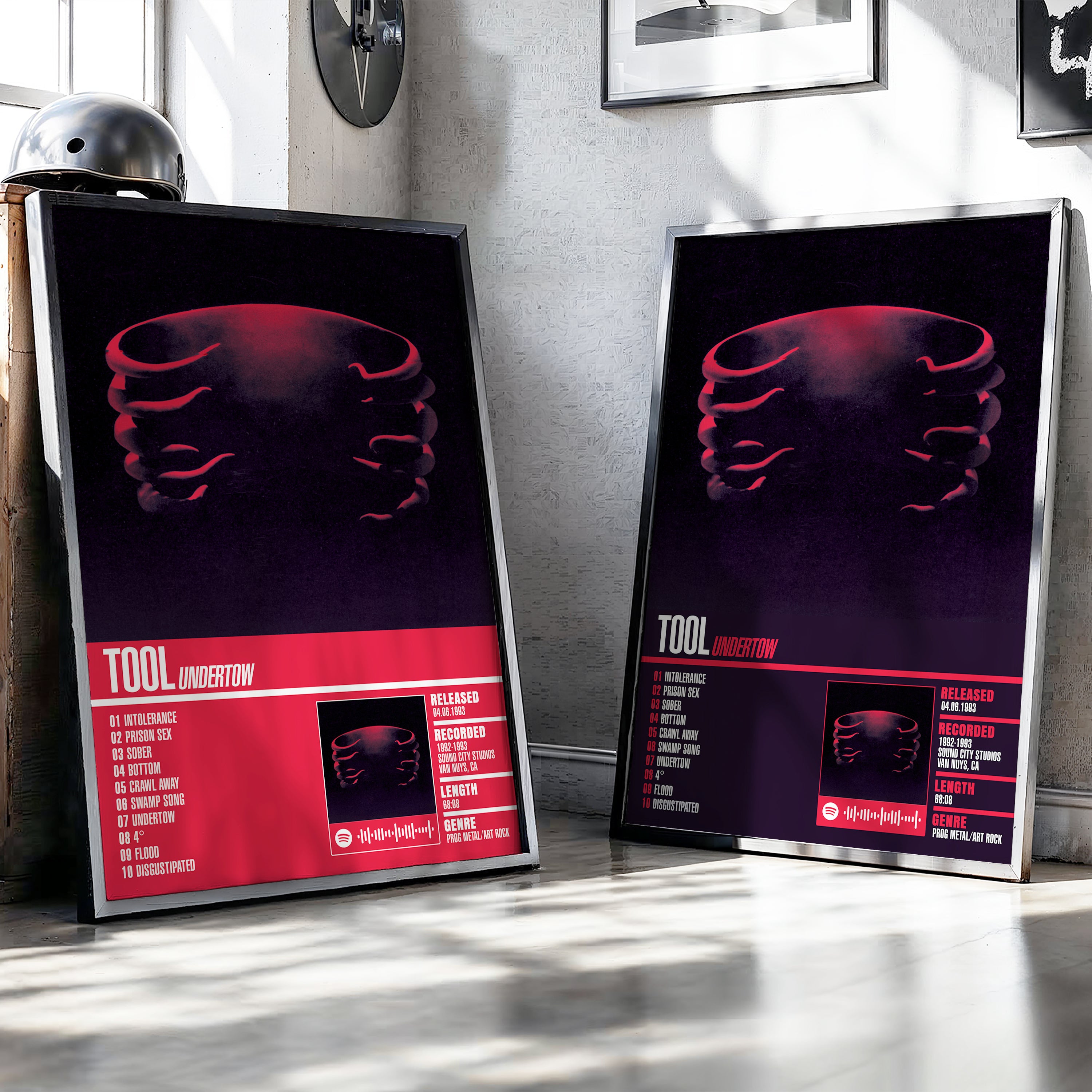 Tool – Undertow | Tracklist (2-Poster Set)