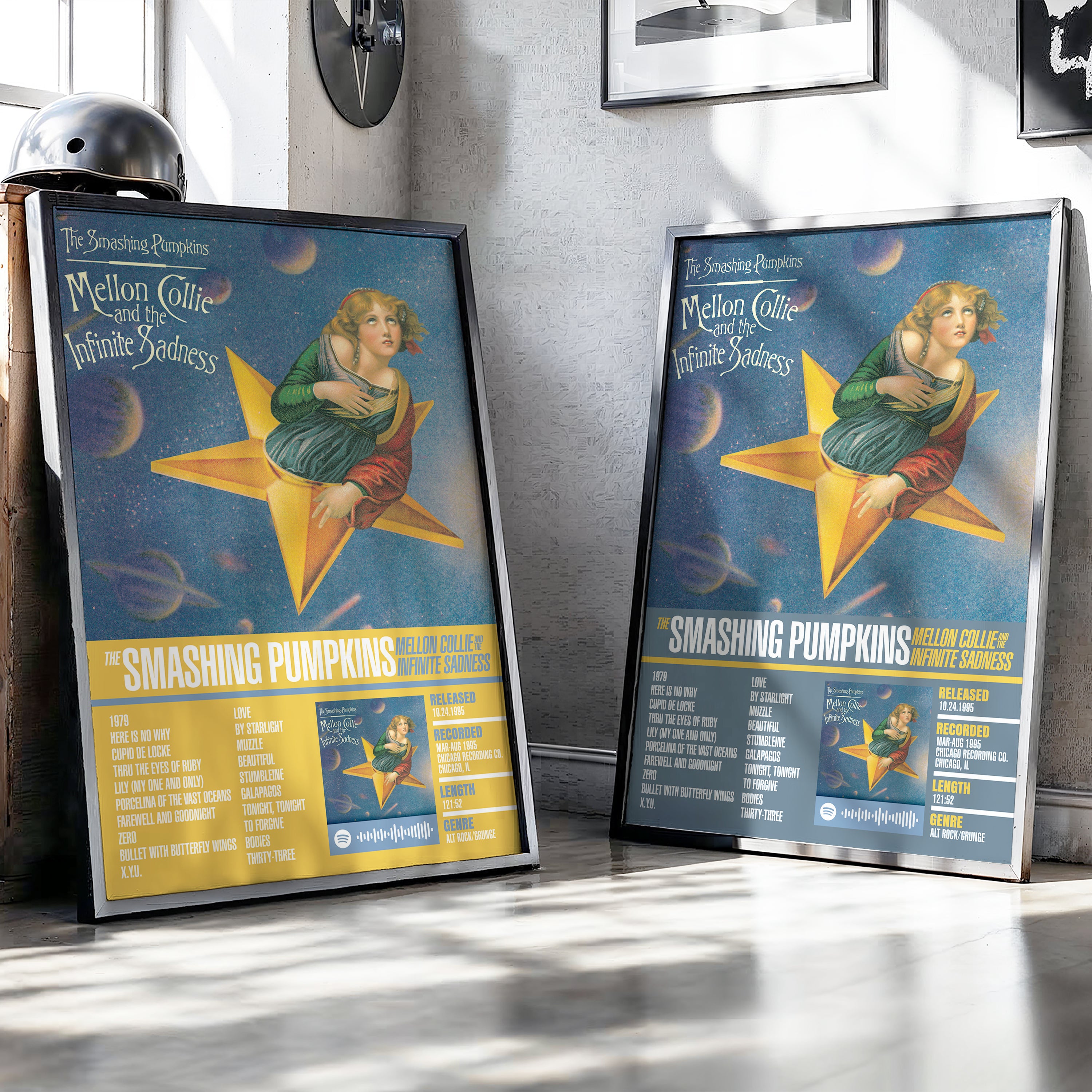 The Smashing Pumpkins – Mellon Collie and the Infinite Sadness | Tracklist (2-Poster Set)
