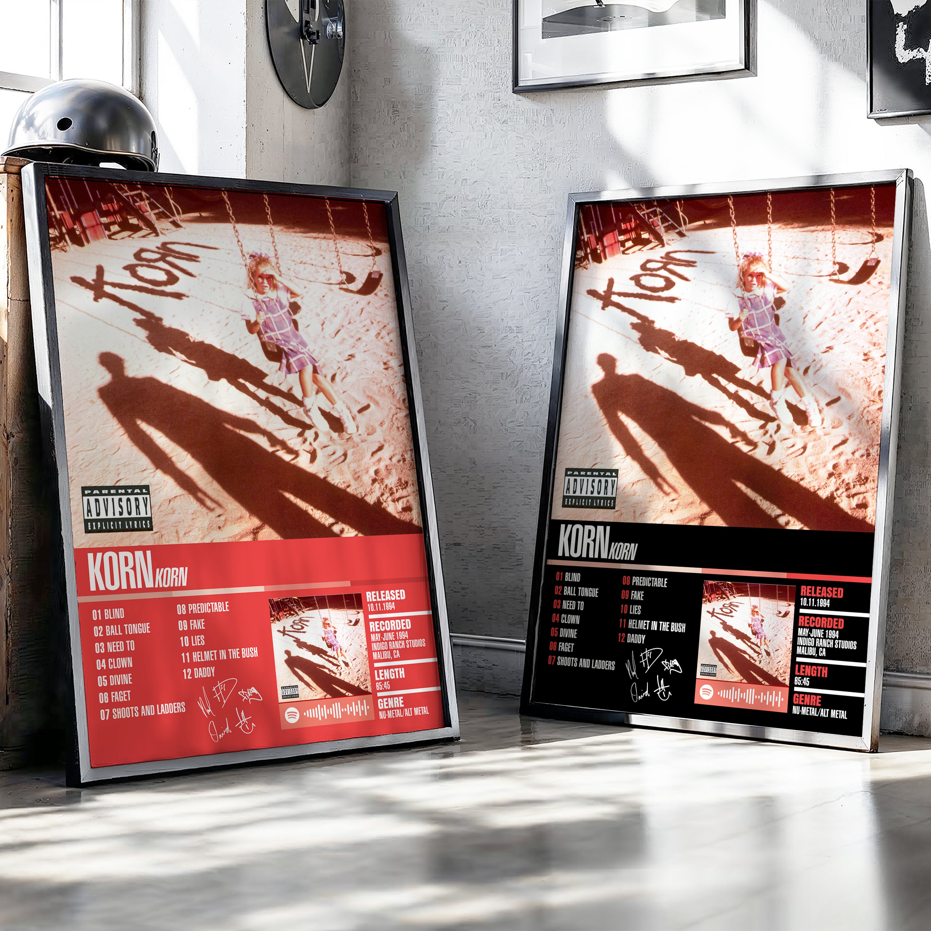 Korn – Korn | Tracklist (2-Poster Set)