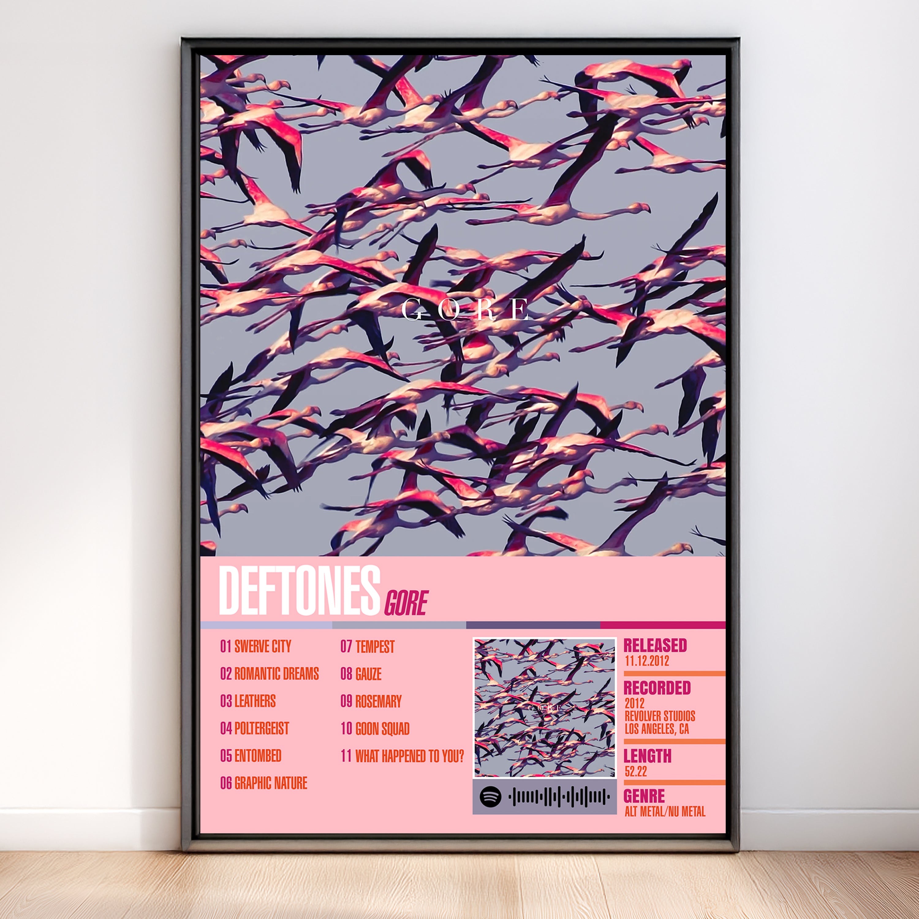 Deftones – Gore | Tracklist (2-Poster Set)