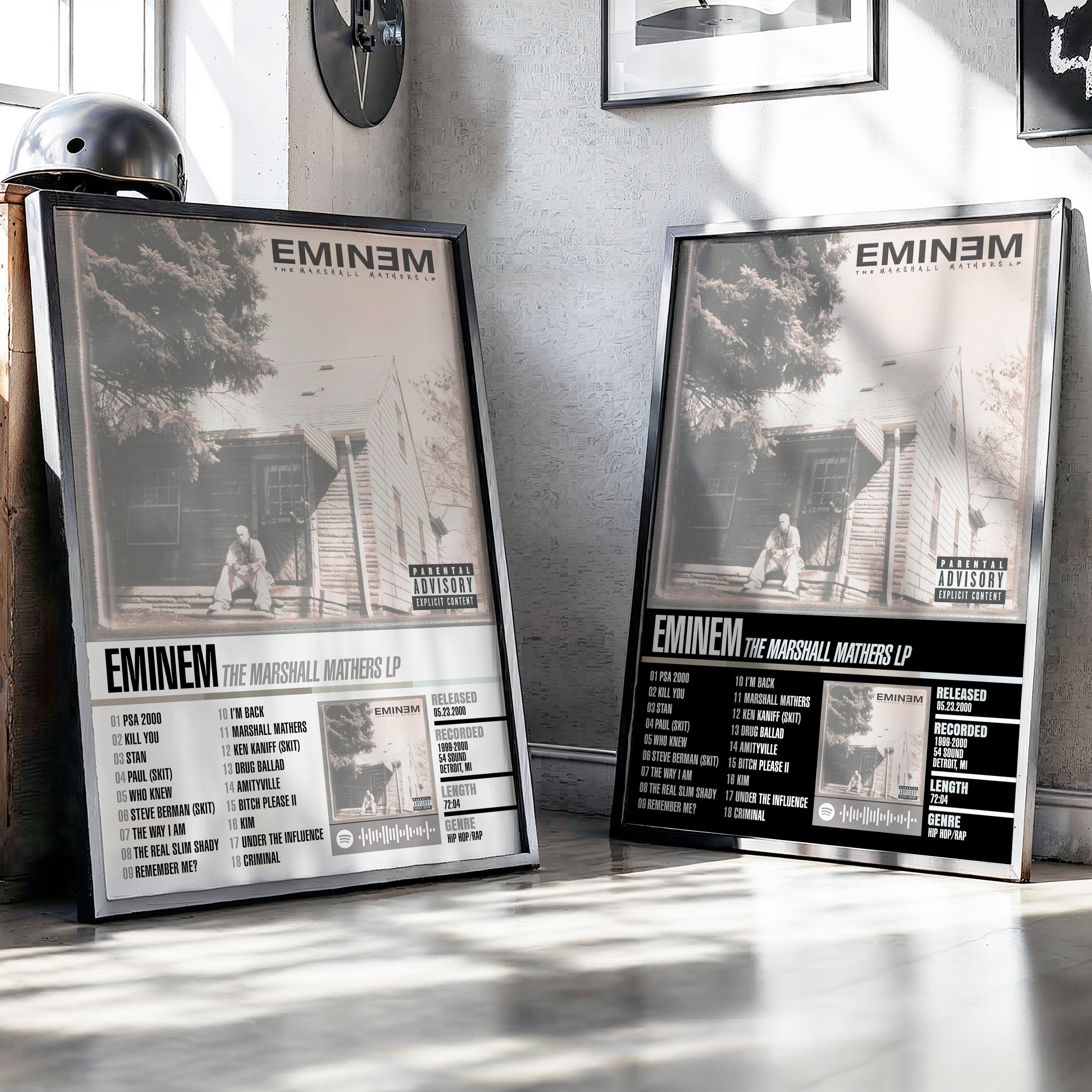 Eminem – The Marshall Mathers LP | Tracklist (2-Poster Set)