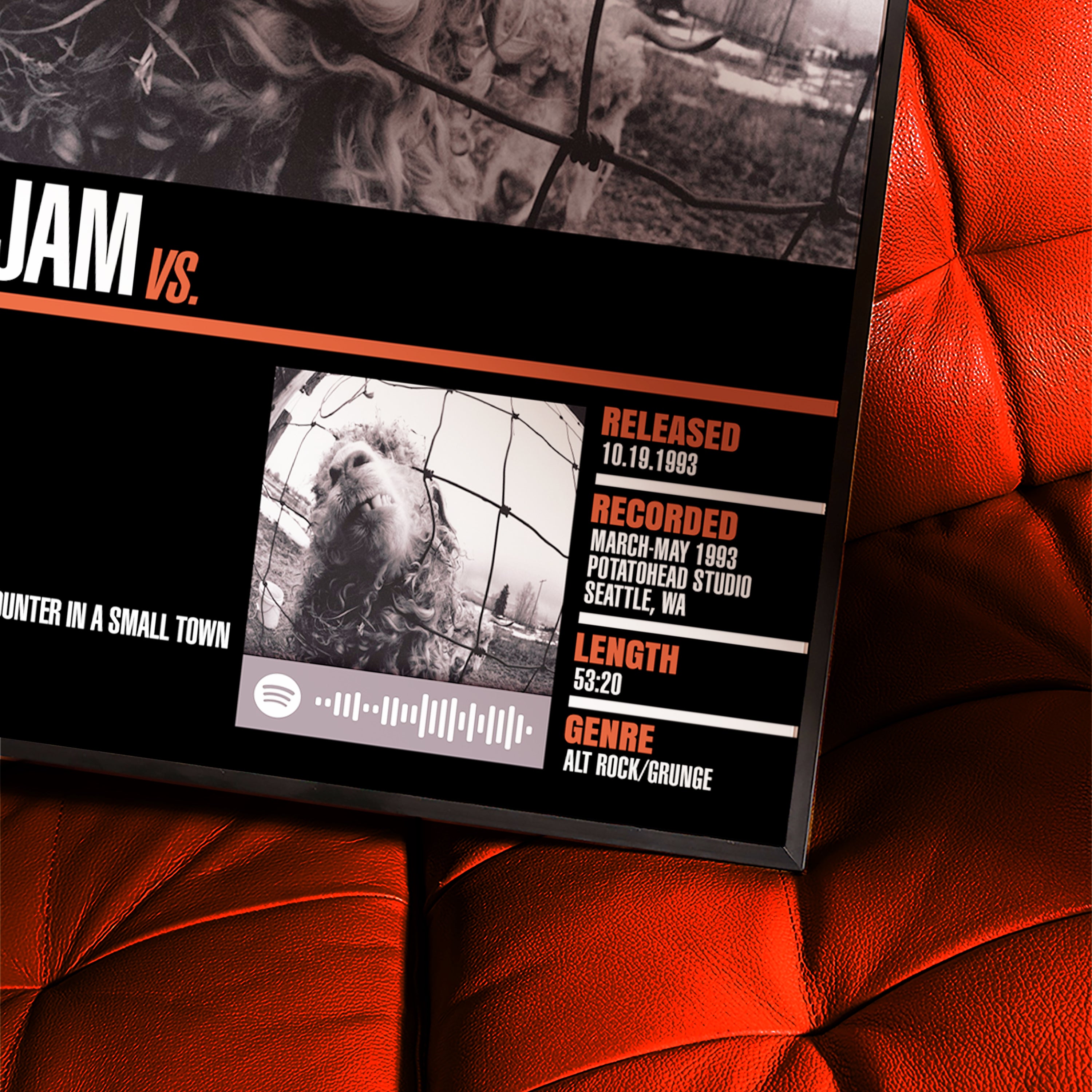 Pearl Jam – Vs. | Tracklist (2-Poster Set)