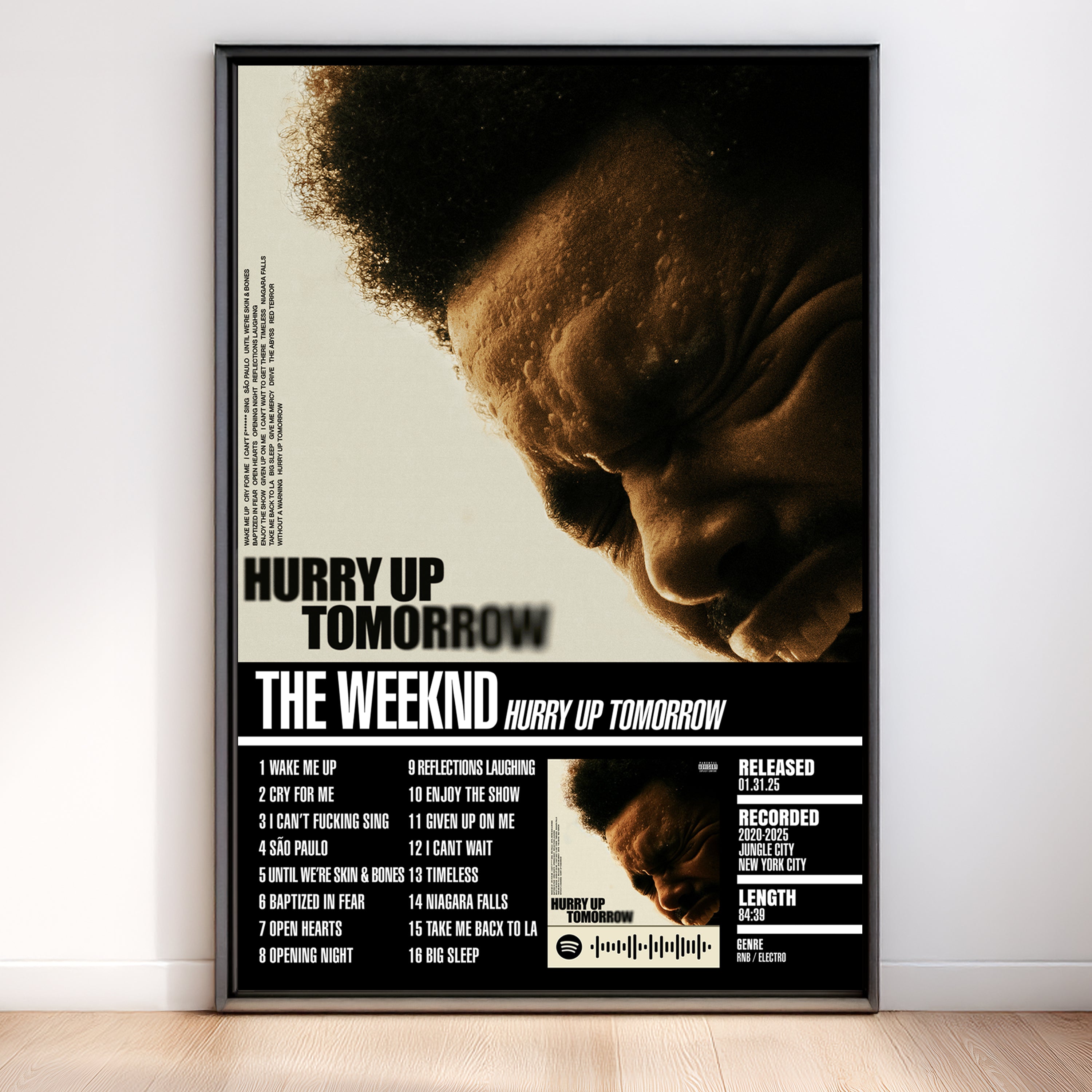 The Weeknd – Hurry Up Tomorrow | Tracklist (2-Poster Set)