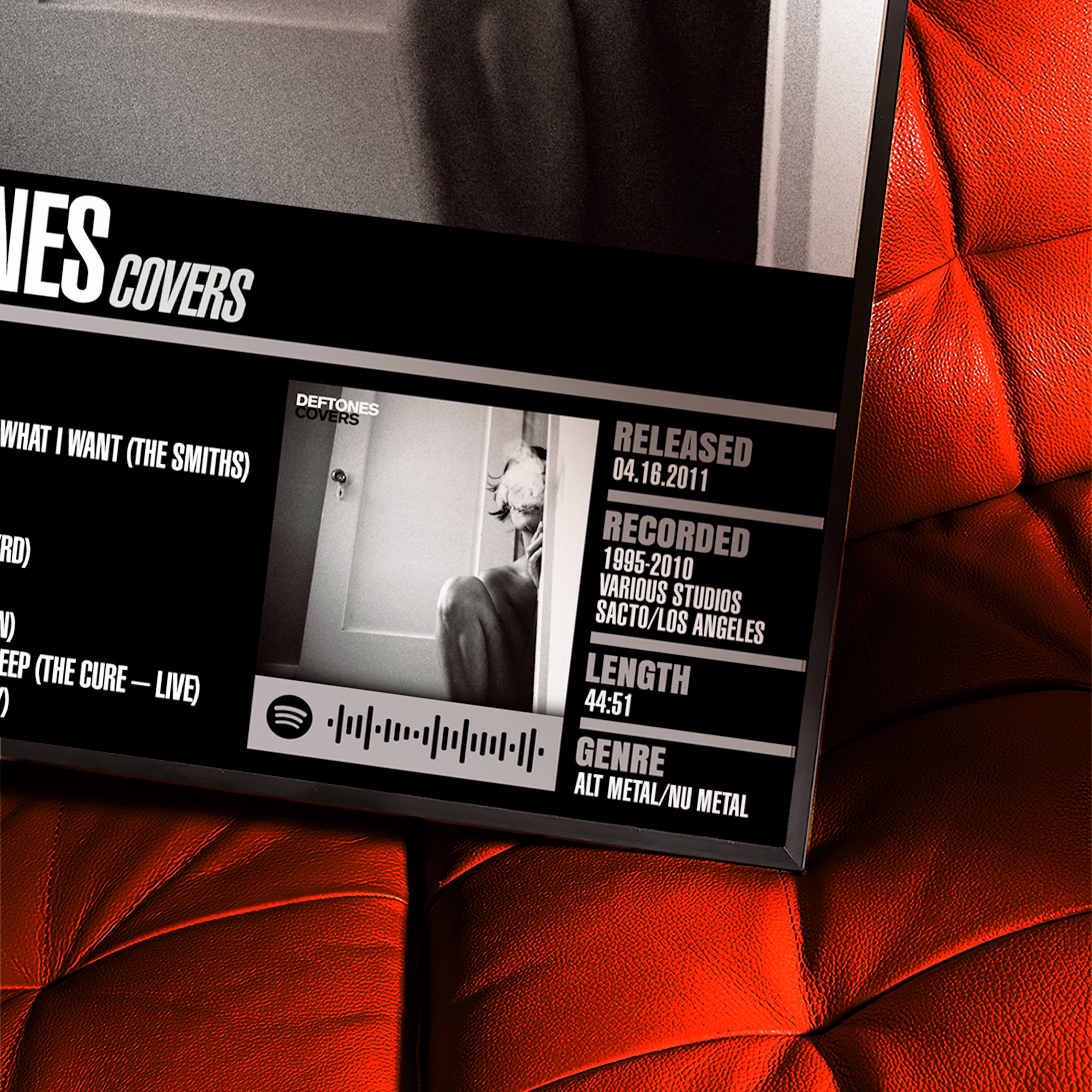 Deftones – Covers | Tracklist (2-Poster Set)