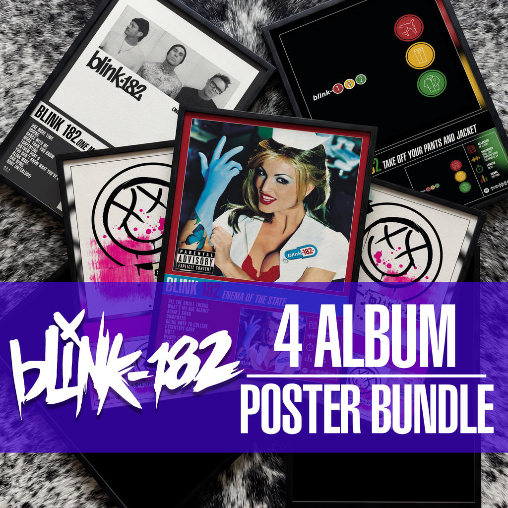 Blink-182 - 4 Album Poster Bundle (Digital Download)