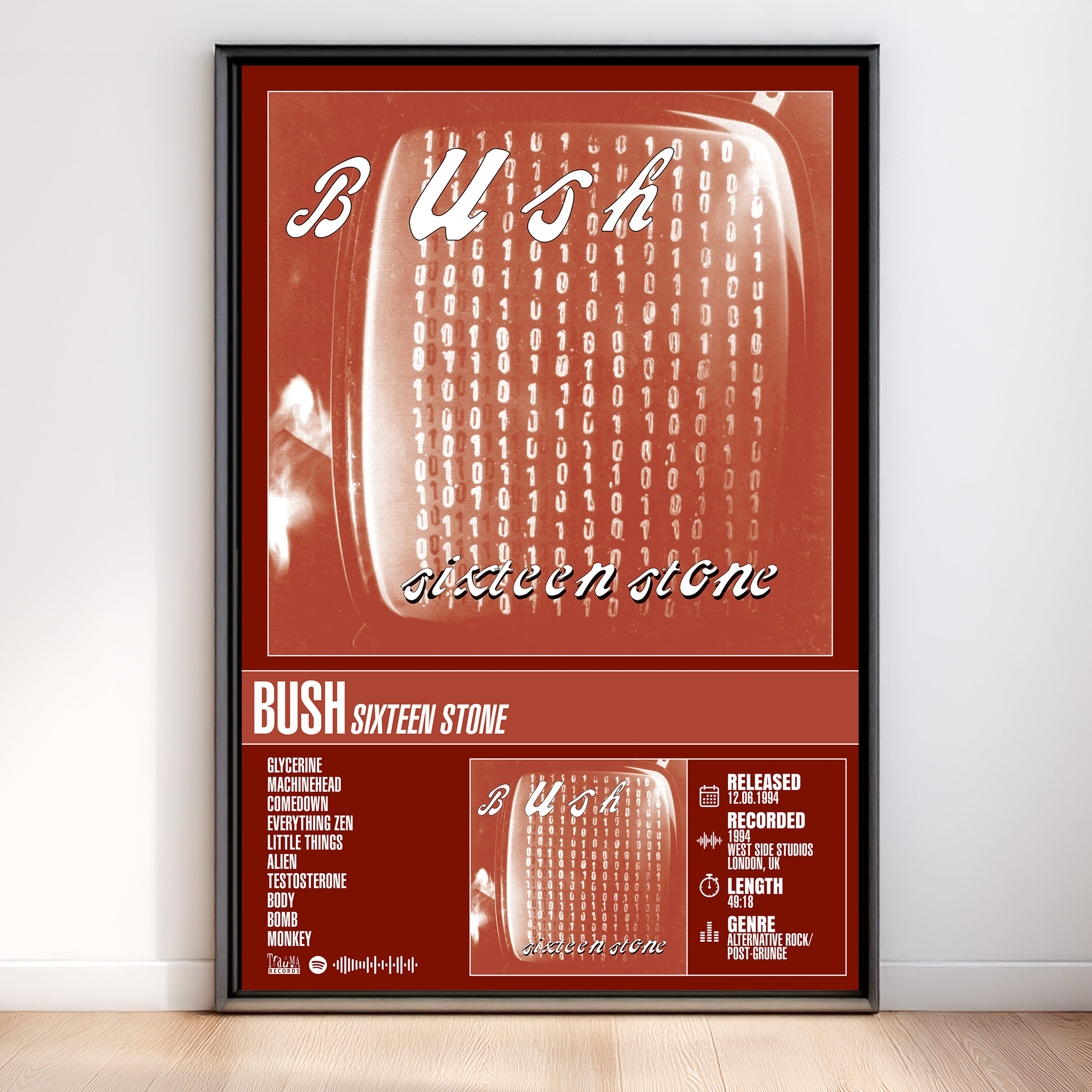 Bush - Sixteen Stone | Album Poster