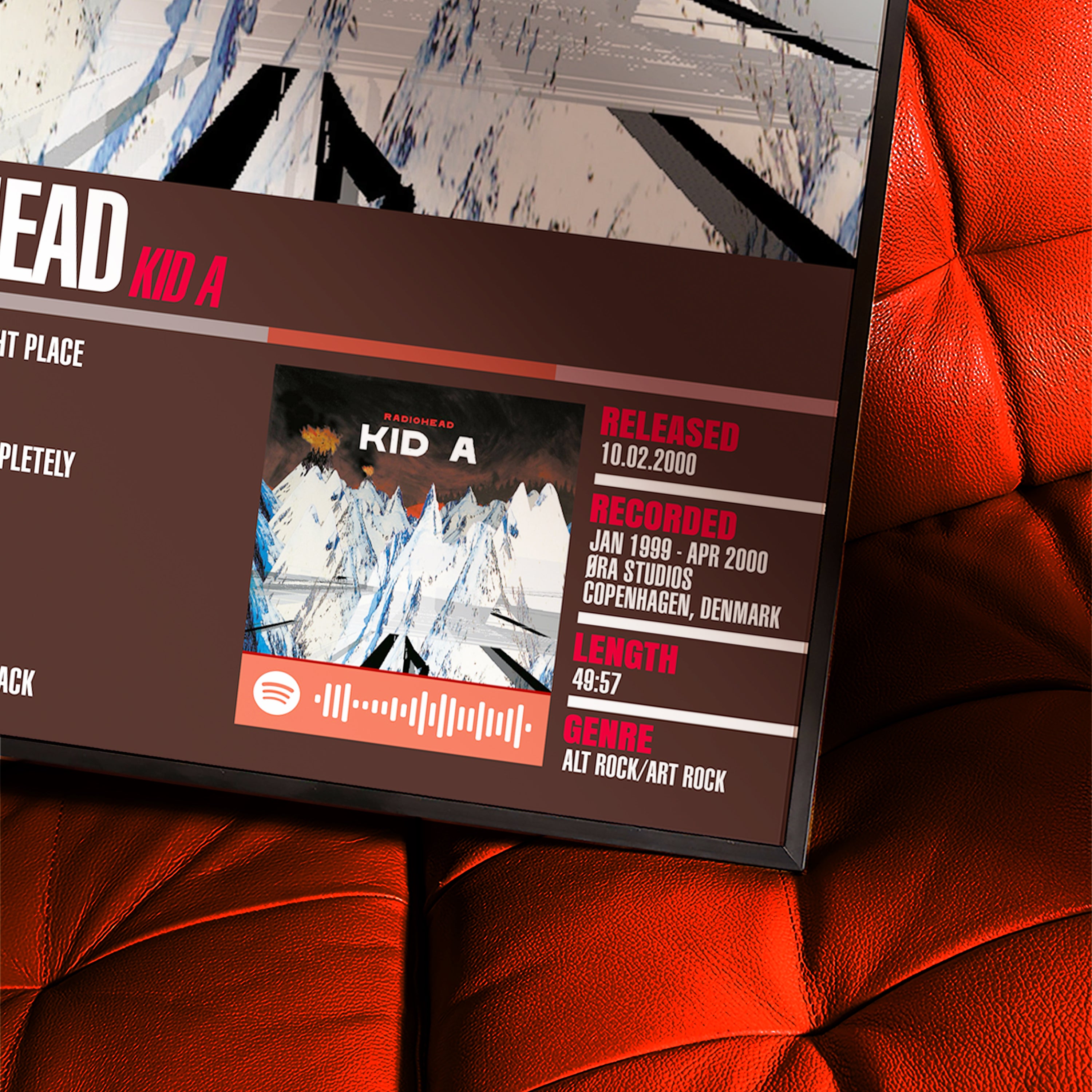 Radiohead – Kid A | Tracklist (2-Poster Set)