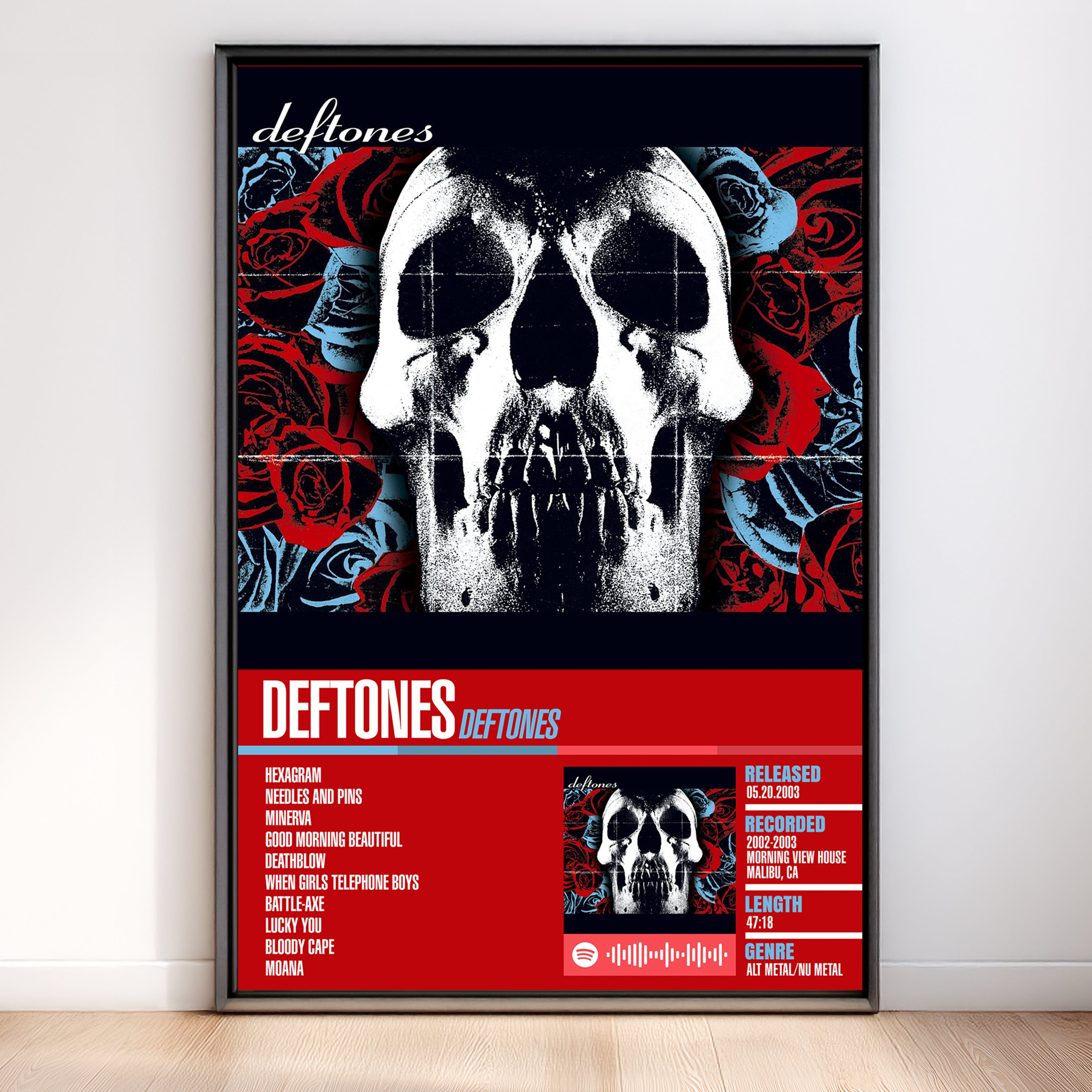 Deftones – Deftones | Tracklist (2-Poster Set)