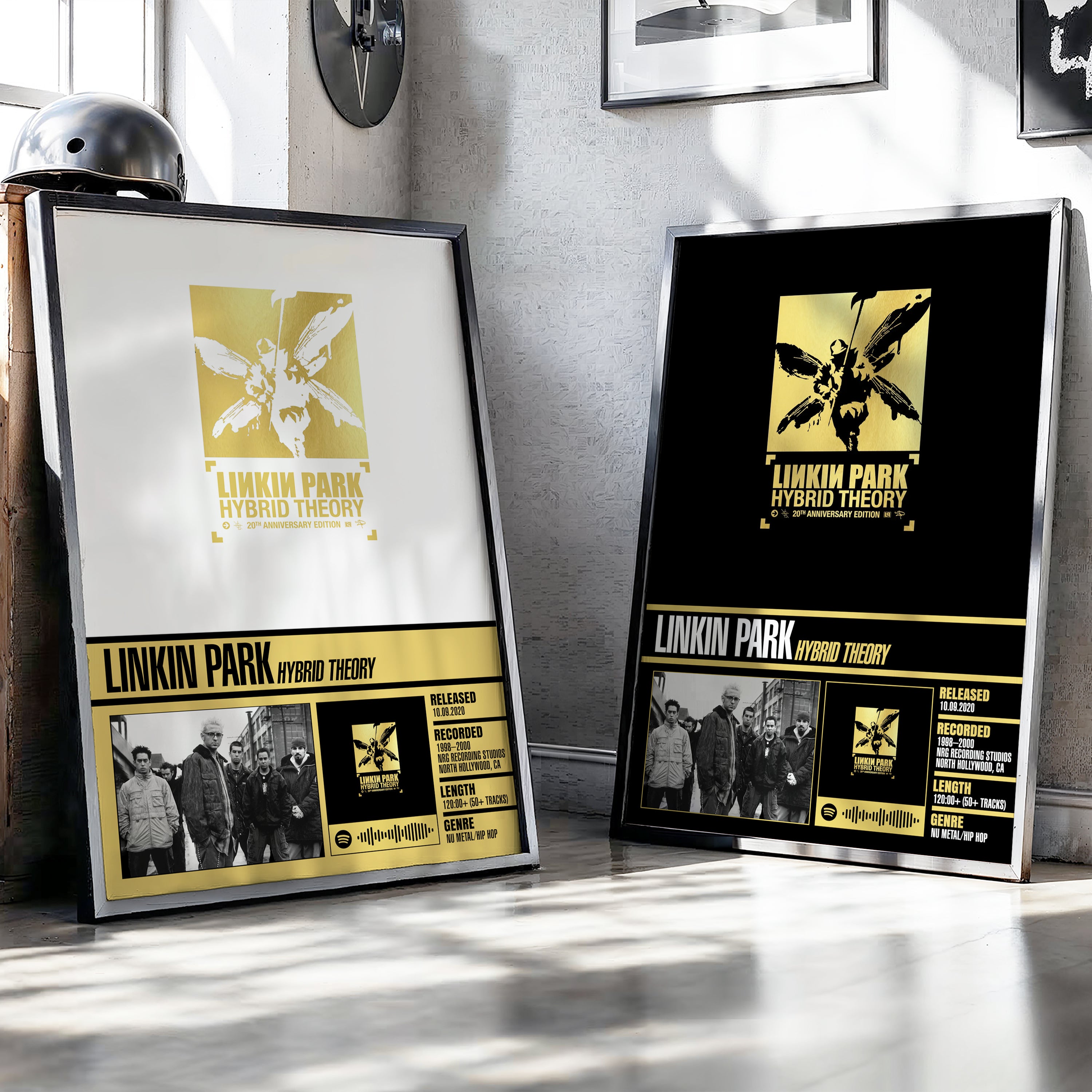 Linkin Park – Hybrid Theory (20th Anniversary) | Tracklist (2-Poster Set)