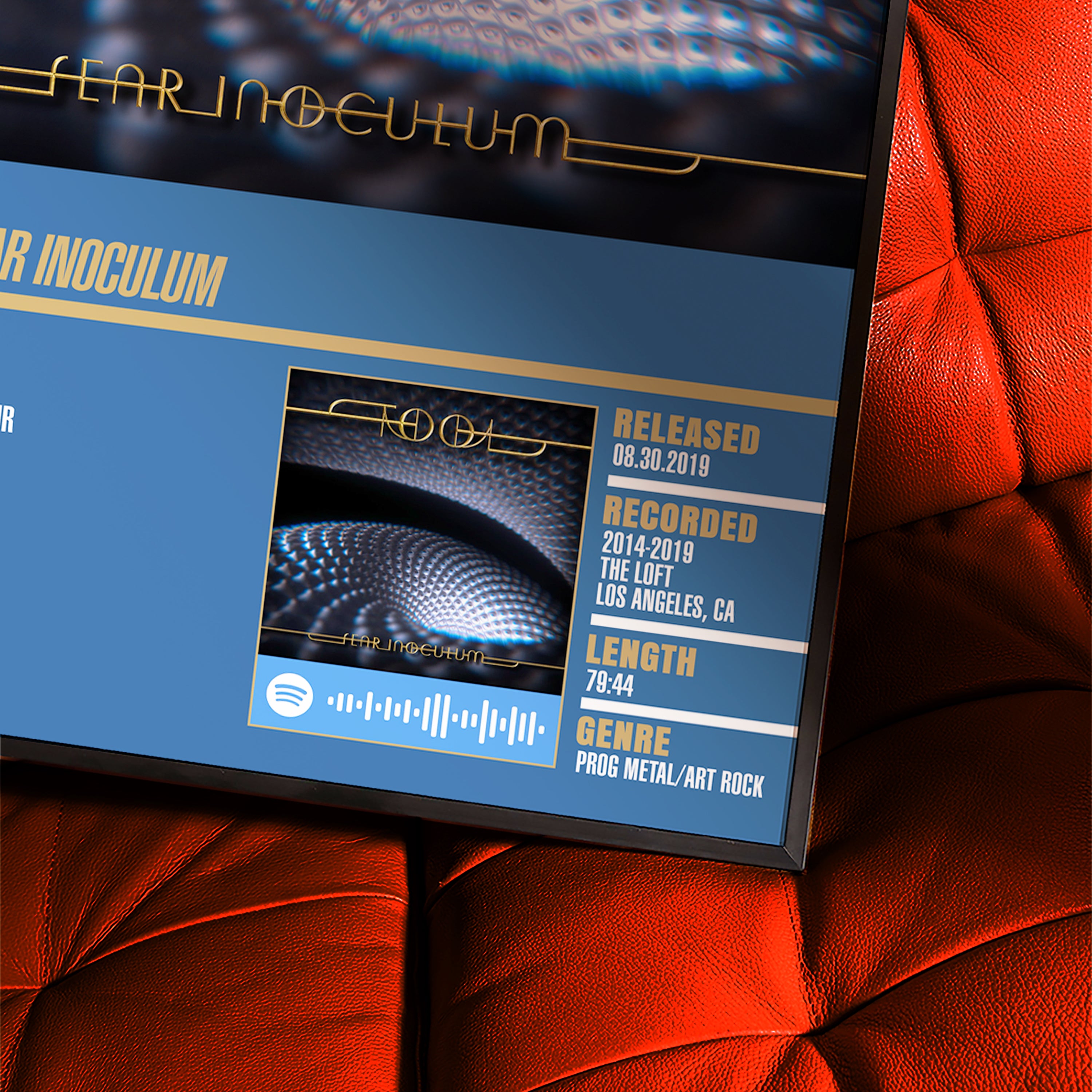 Tool – Fear Inoculum | Tracklist (2-Poster Set)