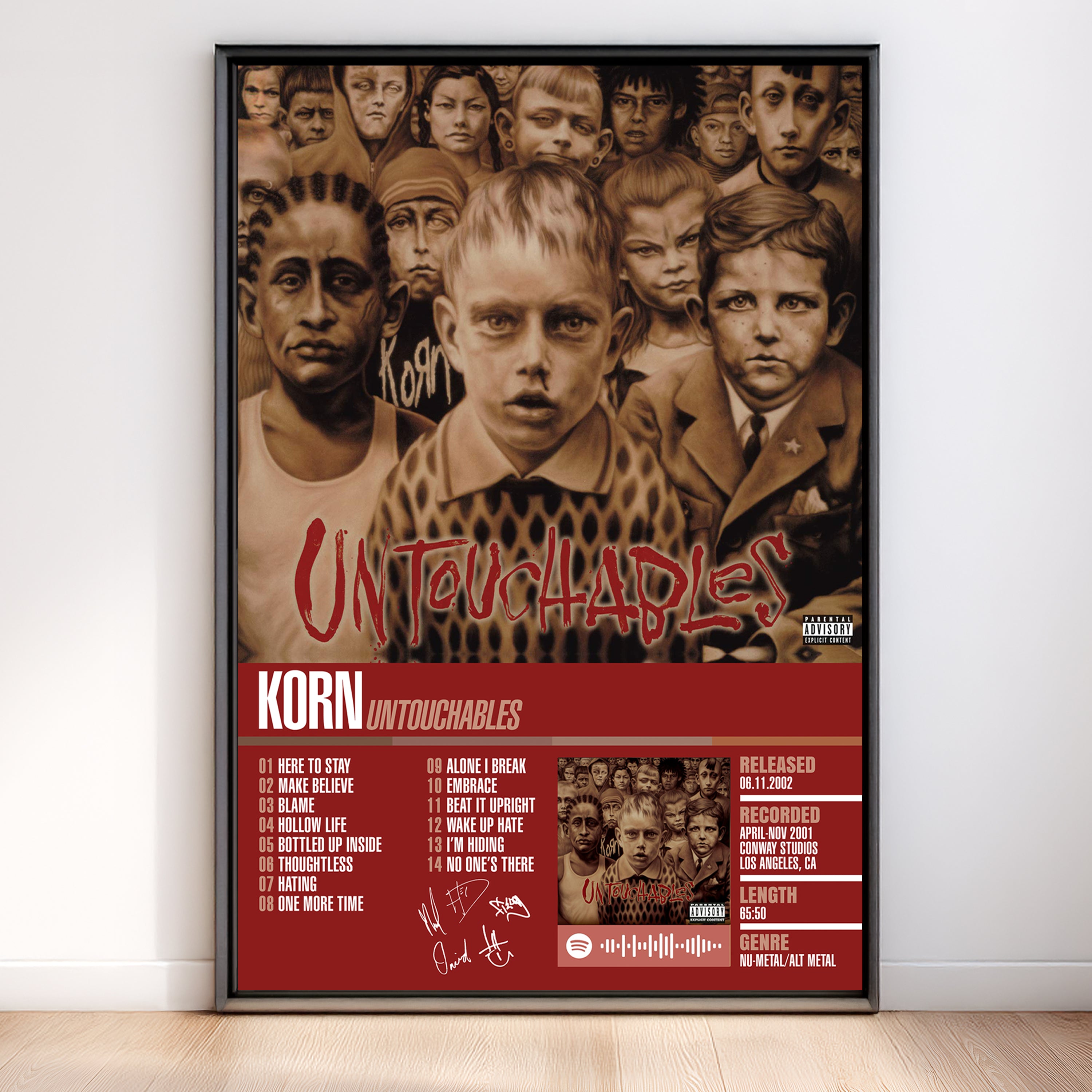Korn – Untouchables | Tracklist (2-Poster Set)