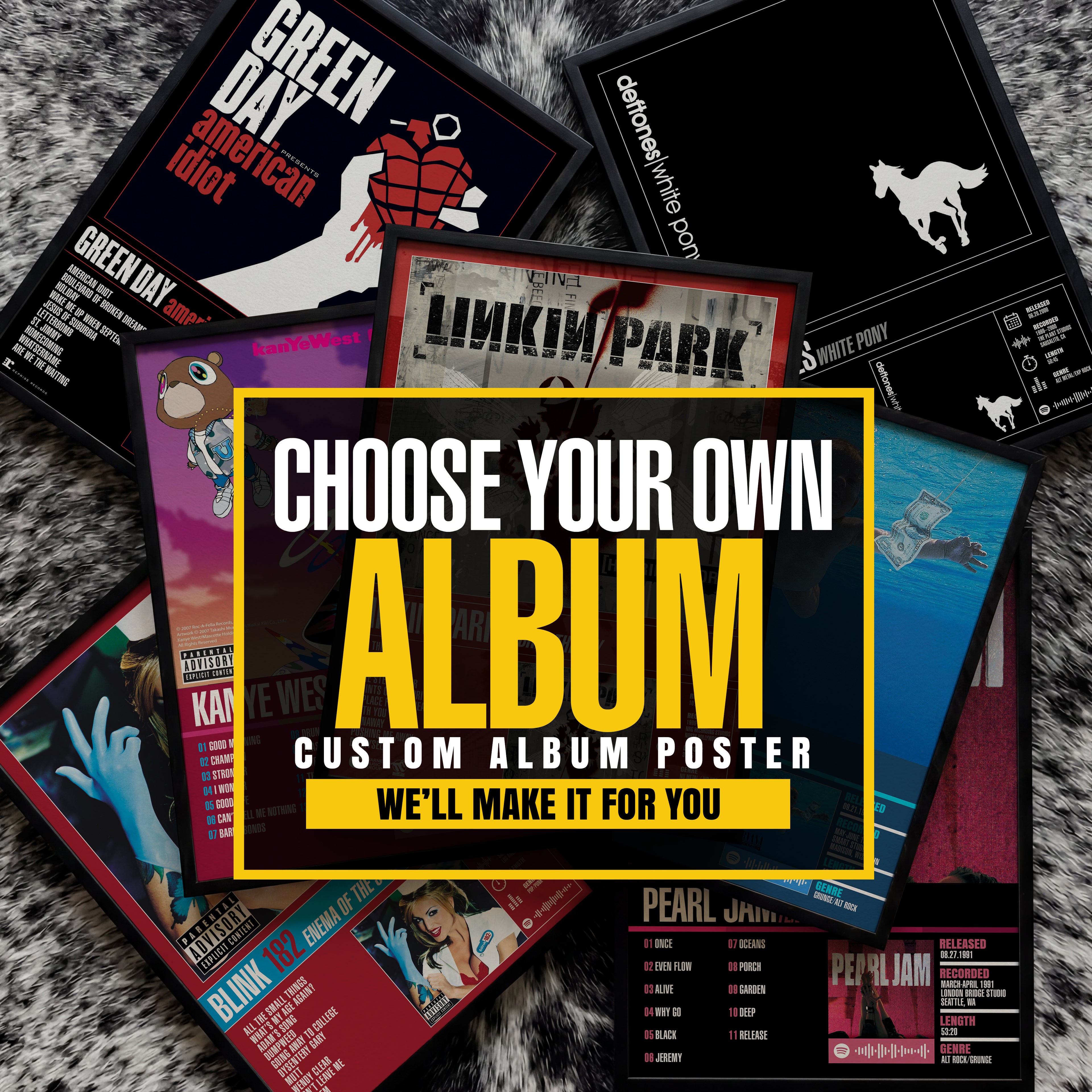Choose Your Own Album | Custom Album Poster (Digital Download)