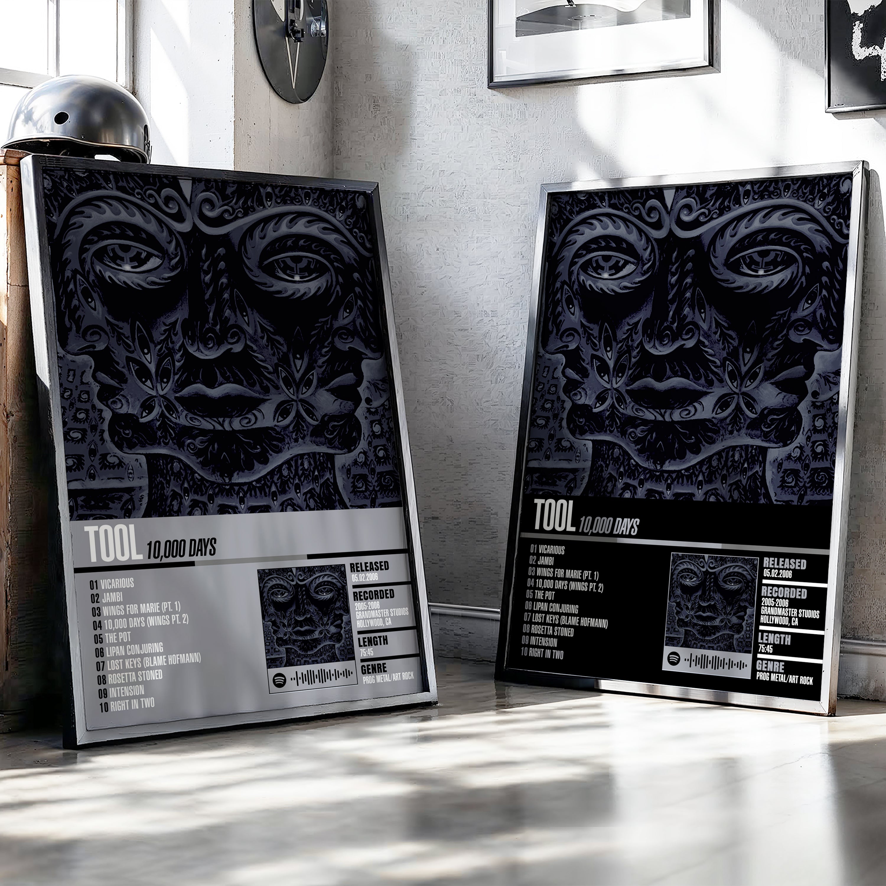 Tool – 10,000 Days | Tracklist (2-Poster Set)