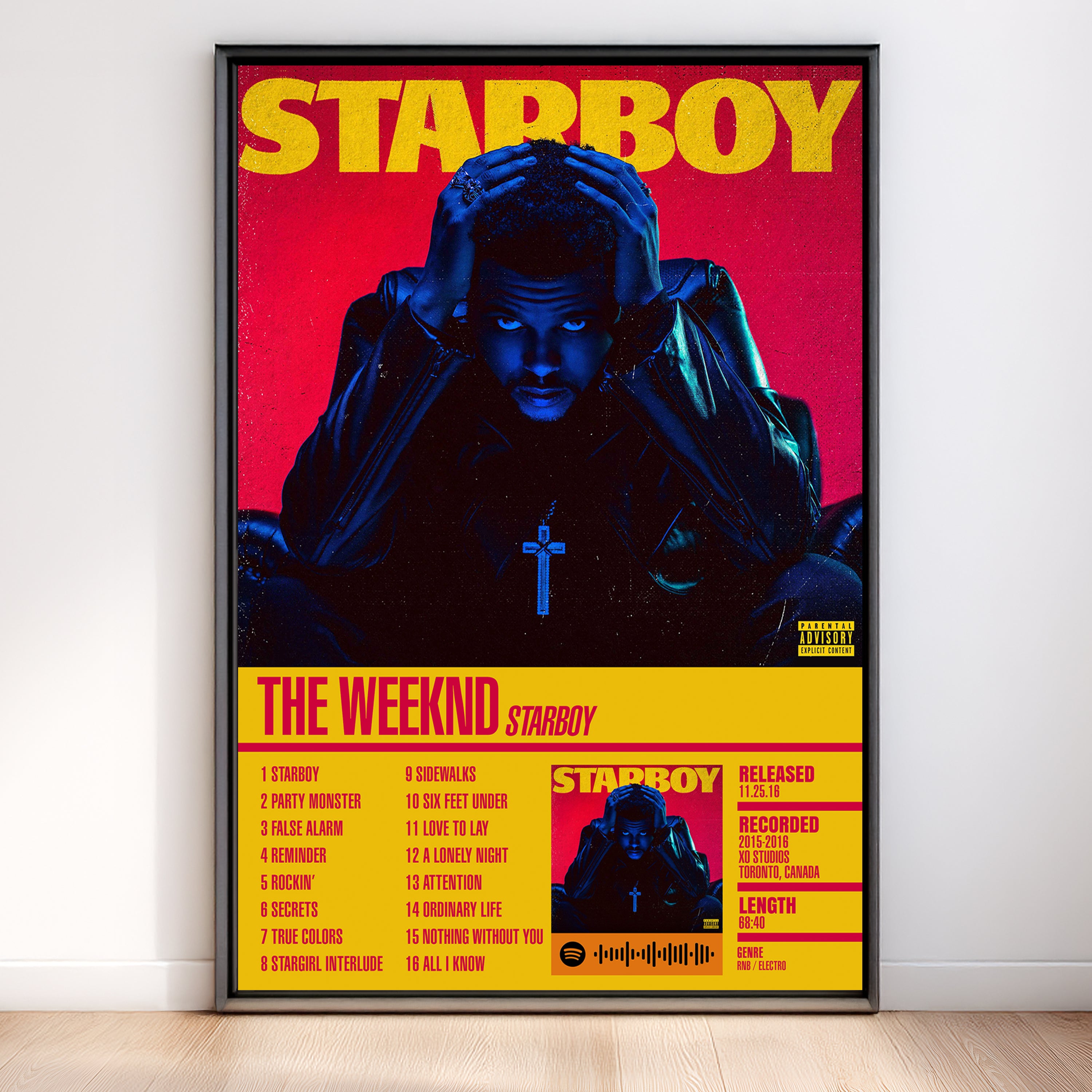 The Weeknd – Starboy | Tracklist (2-Poster Set)
