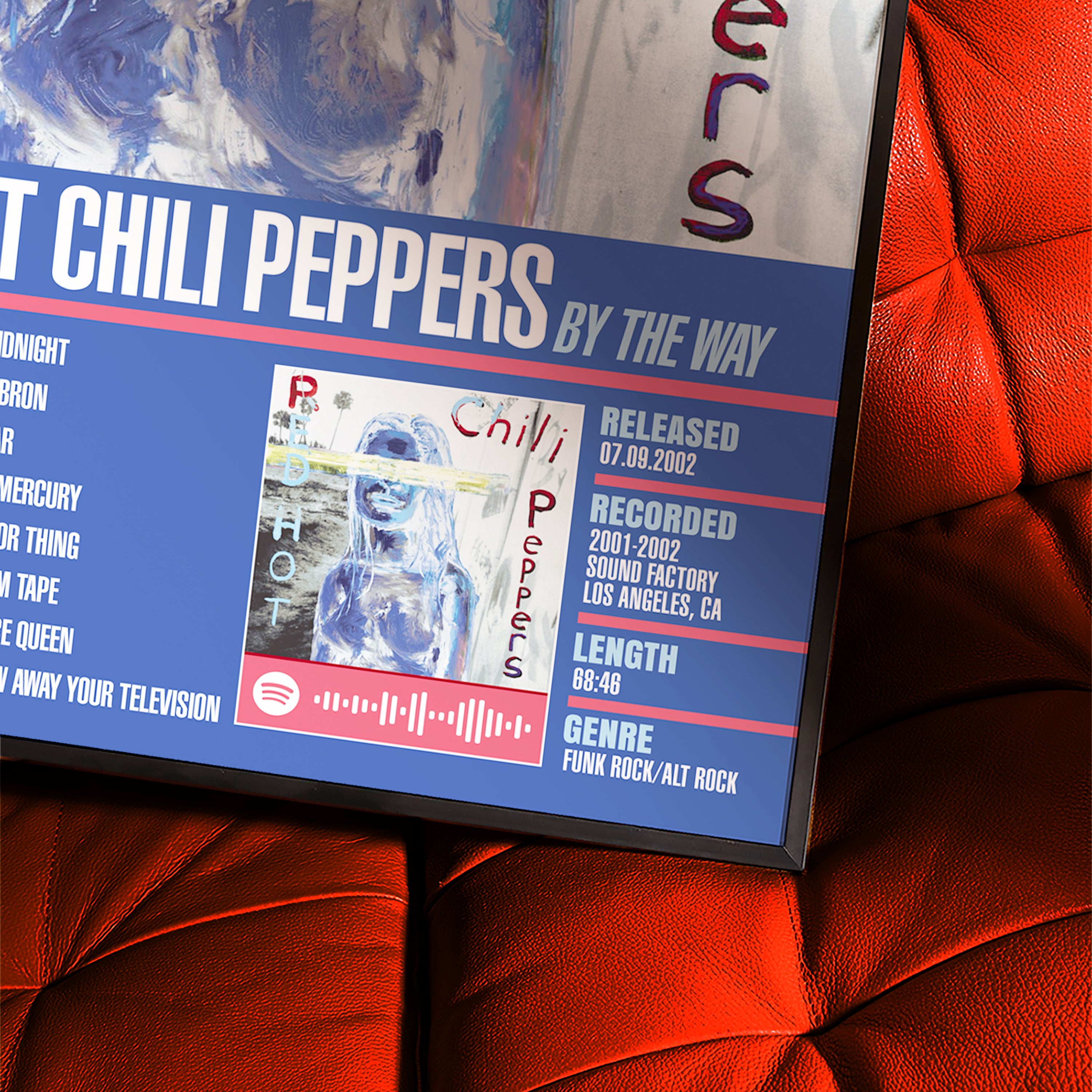 Red Hot Chili Peppers – By the Way | Tracklist (2-Poster Set)