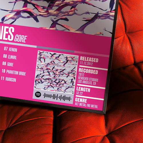 Deftones – Gore | Tracklist (2-Poster Set)